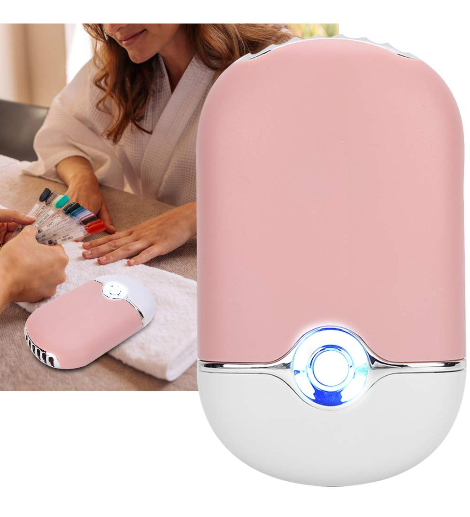 Buy Mini Fan - Multifunctional Eco-Friendly Eyelash Extension Fan for Nail Art (Pink) - International Shipping Available - Buy Online on SooperMarket.com