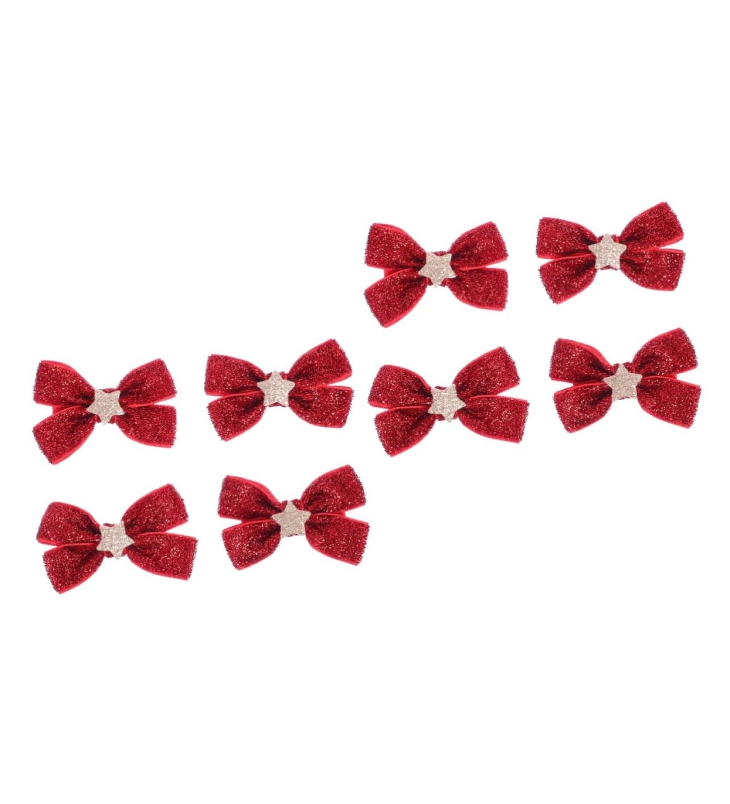 ABOOFAN 4 Pairs Bow Tie Bowknot Hairbands Barrette Ponytail Hair Ties Elastic Hair Band Elastic Hair Tie Christmas Bowknot Hairpin Bowknot Barrette Bride Star Shape Fabric Props - Buy Online on SooperMarket.com