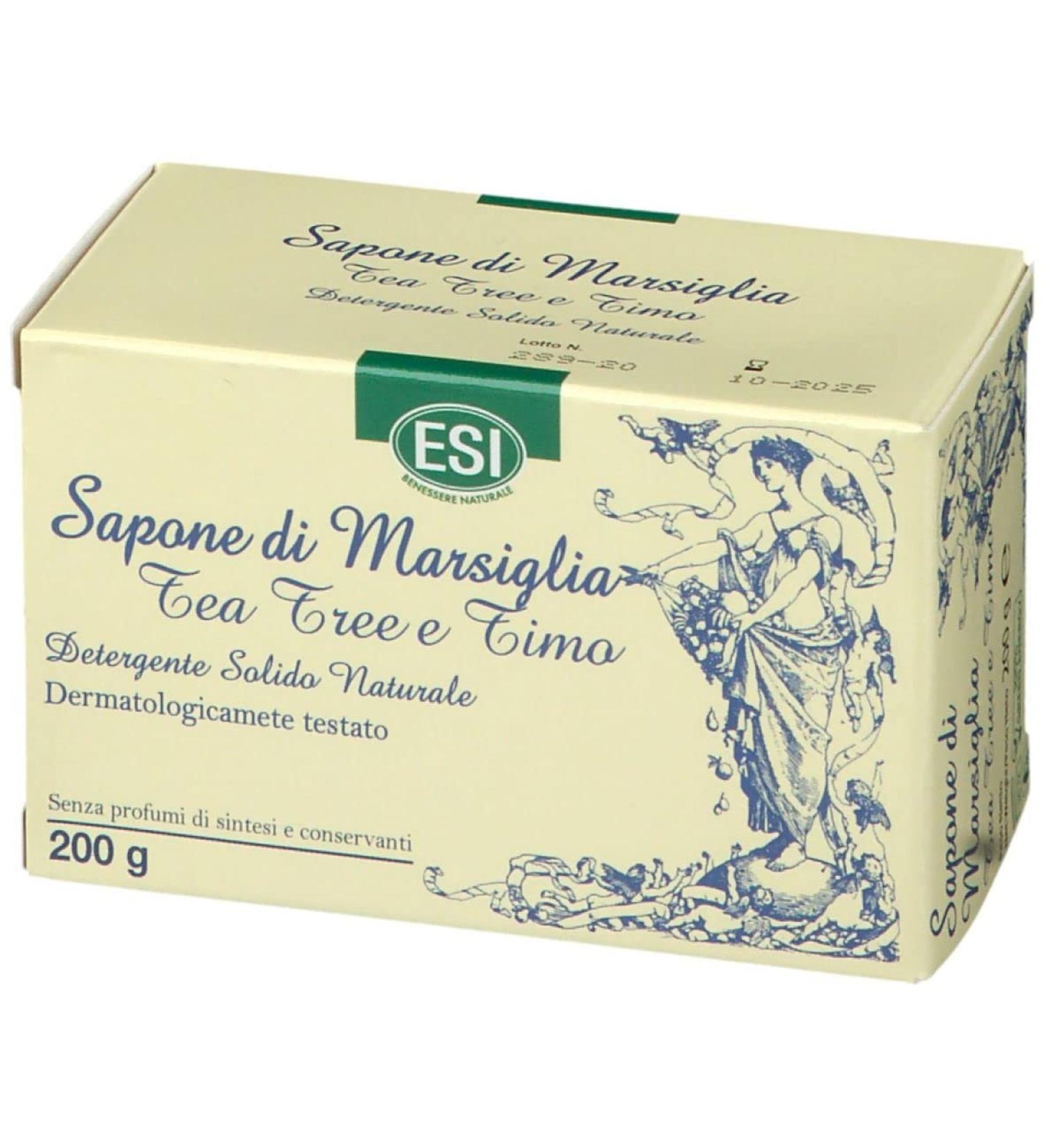 Esi Sapone Di Marsiglia Tea Tree e Timo 200g