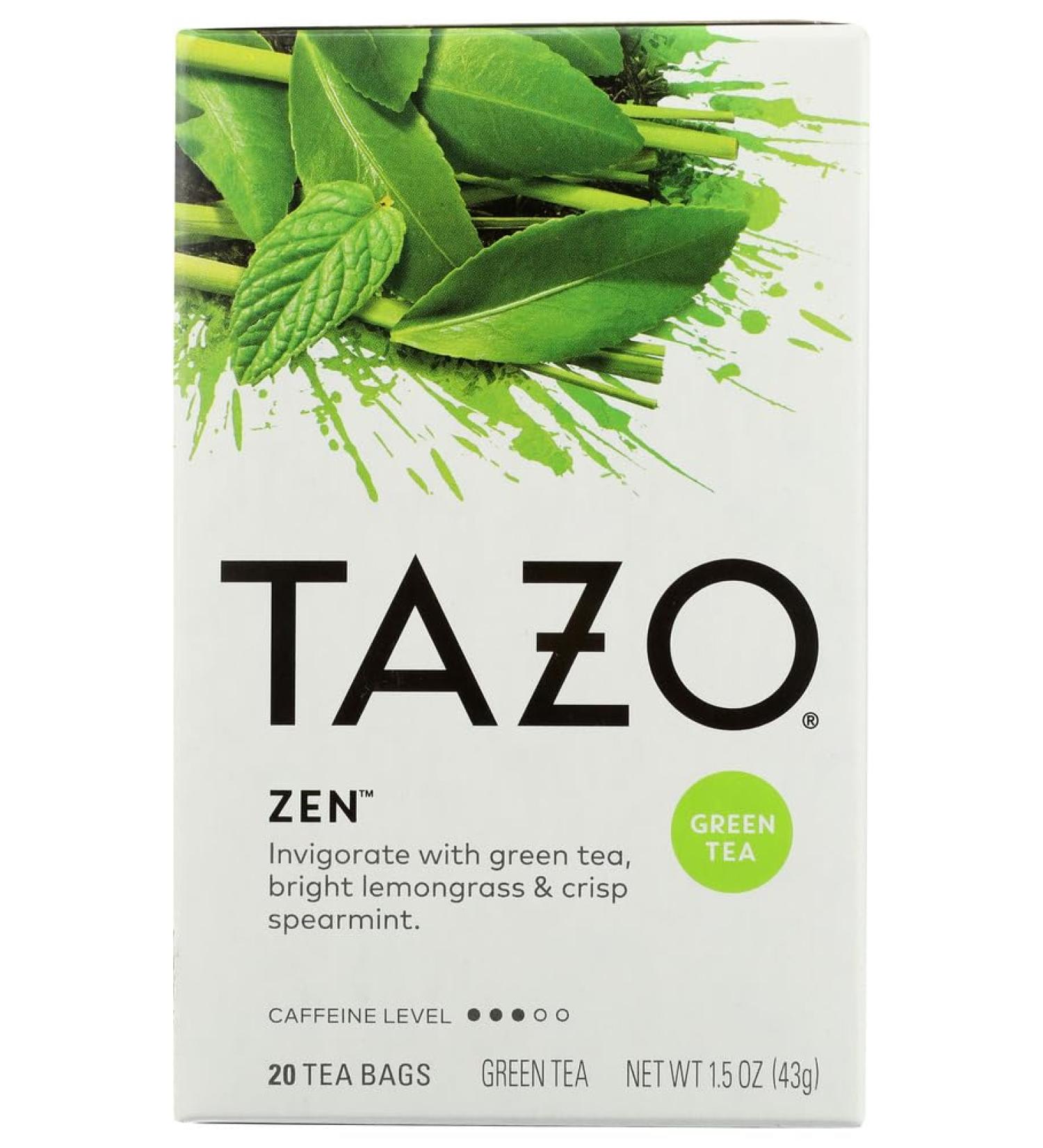 Tazo Teas Zen Green Tea 20 Filterbags 1.5 oz (43 g) - Buy Online on SooperMarket.com