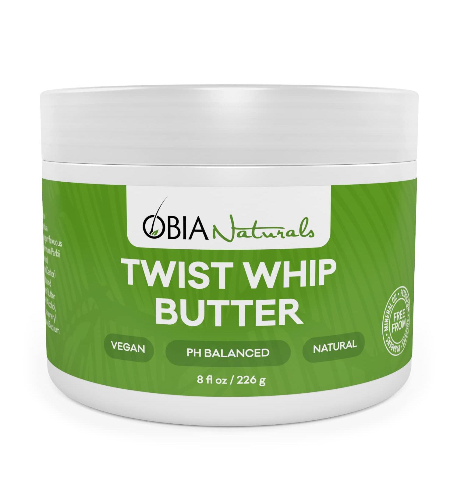 OBIA Naturals Twist Whip Butter Hair Moisturizer - Leave-In Conditioning Styler 8oz | Best for Healthy Hair & Moisture | Shop Internationally - Buy Online on SooperMarket.com