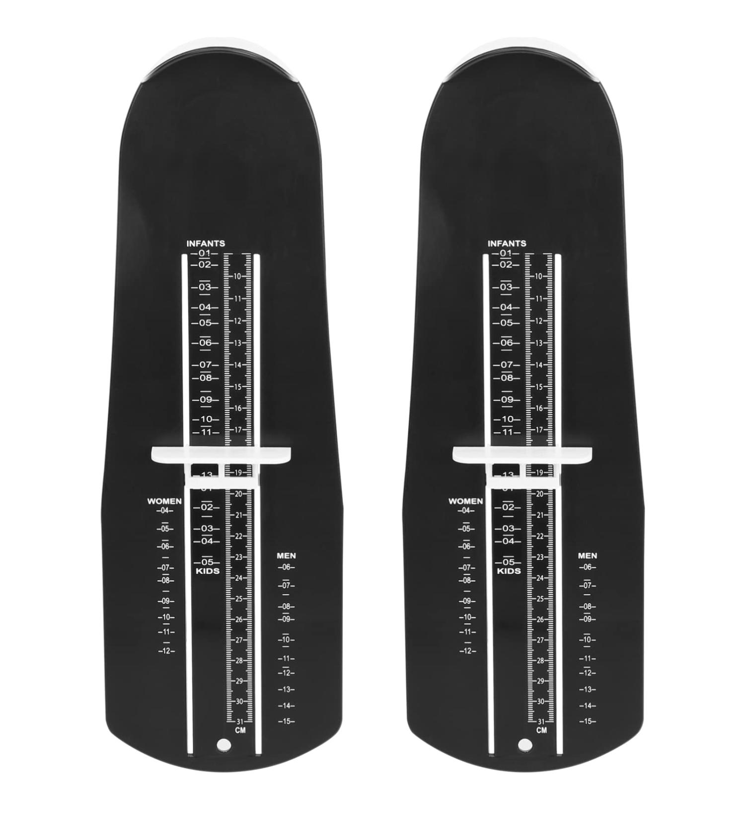 DOITOOL 2pcs Shoe Measurement Ruler - Feet Size Measurer for Adult Kids - Plastic Foot Measuring Device - US Standard Shoe Sizer - Buy Online on SooperMarket.com