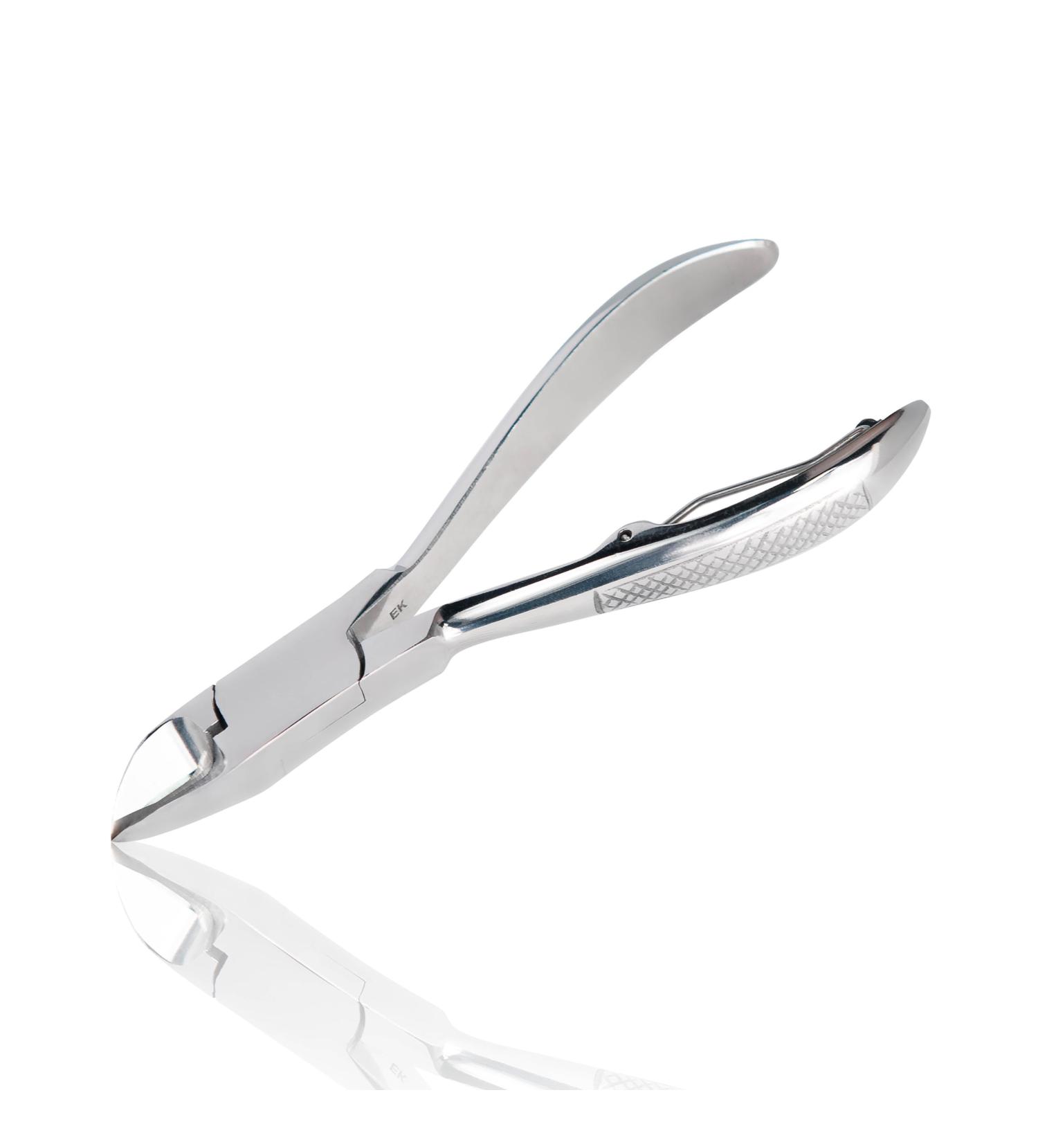 Titania Extra Sharp Professional Nail Tongs (10.5 cm) - Strong Stainless Steel Nail Scissors for Manicure & Pedicure Ideal for Thick & Strong Toenails - International Shipping Available - Buy Online on SooperMarket.com