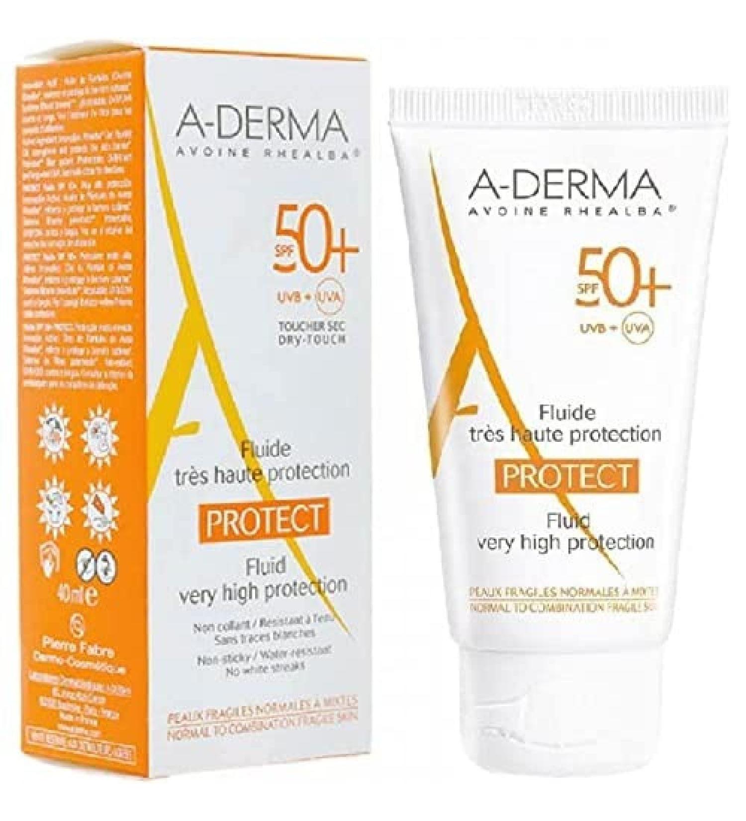 ADERMA Facial Sun Cream 150g - Best Sunscreen for All Skin Types | International Shipping Available - Buy Online on SooperMarket.com