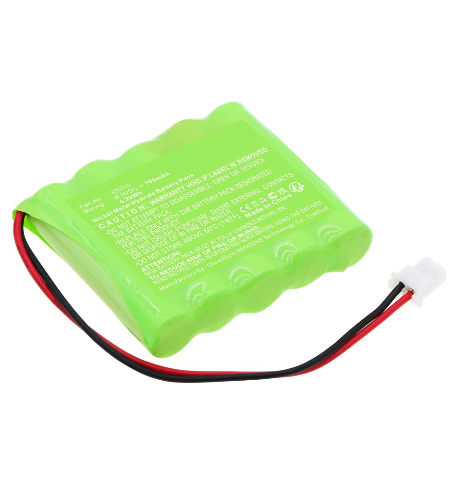 Buy Synergy Digital Security & Safety Battery - Compatible Replacement for Bticino LD02430AA (Ni-MH 6V 700mAh) - Ultra High Capacity - Buy Online on SooperMarket.com