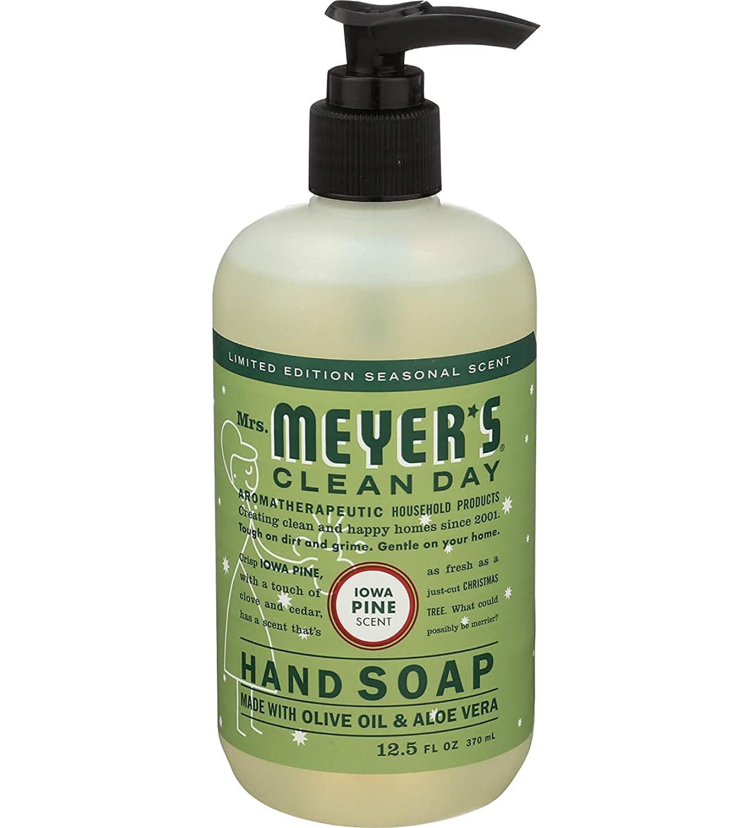Mrs. Meyer's Clean Day Liquid Hand Soap Iowa Pine - 12.5 Fl Oz (Pack of 1) | Eco-Friendly Formula - Buy Online on SooperMarket.com