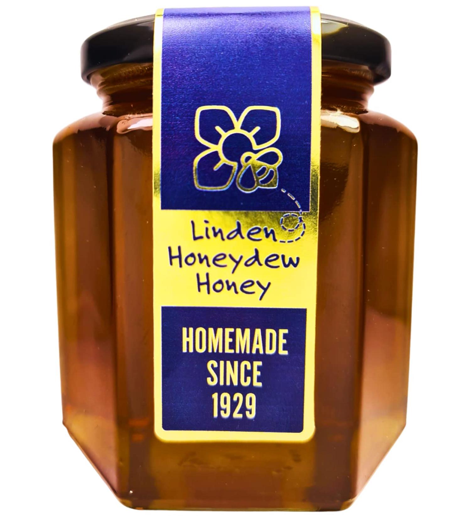 Pure Linden Honeydew Honey - 500g | Raw & Natural | Ethically Harvested | Boosts Vitality and Immunity | Sustainable Packaging - Buy Online on SooperMarket.com