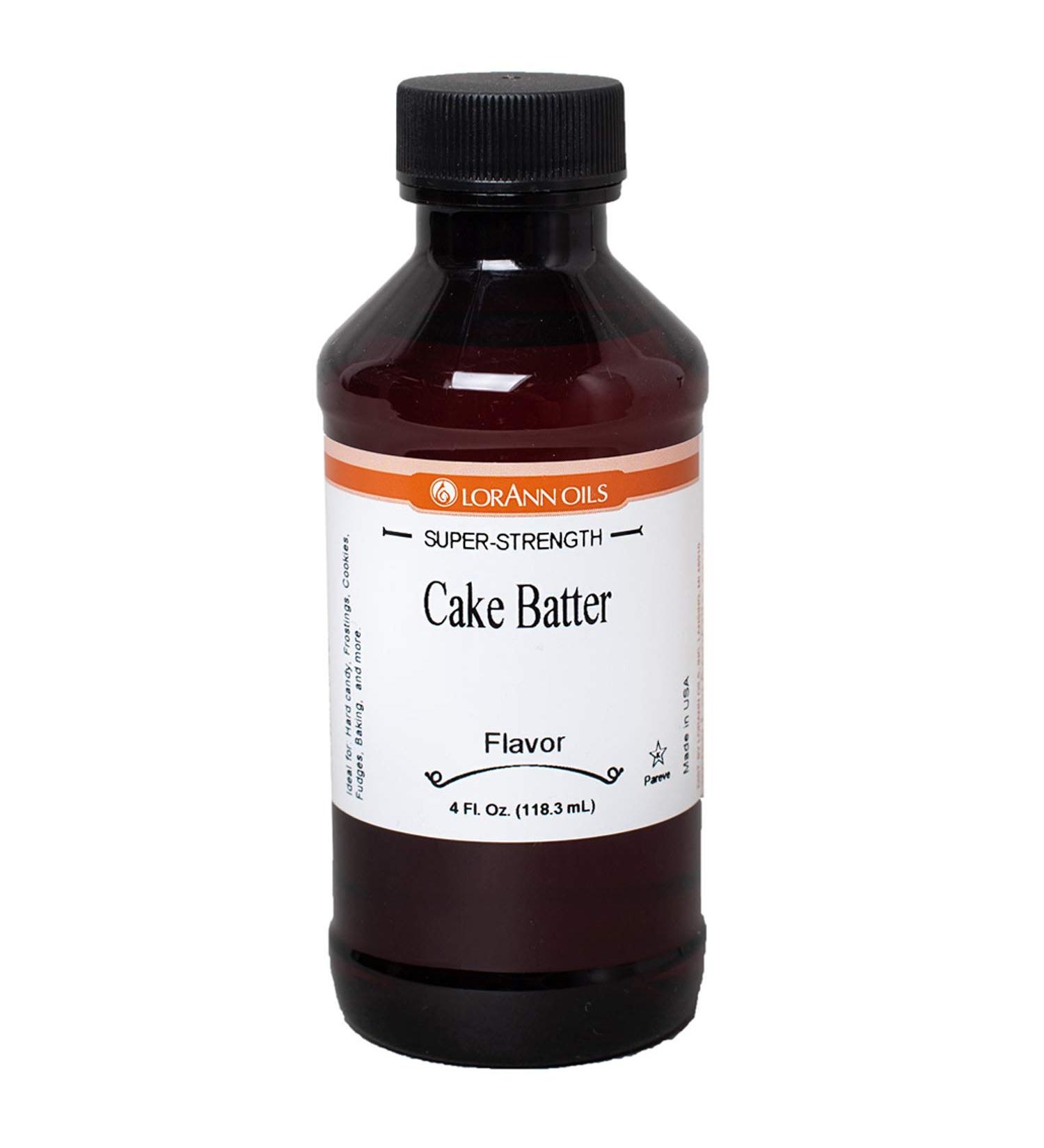 LorAnn Cake Batter Flavor - 4oz Bottle | Premium SS Extract for Baking - Buy Online on SooperMarket.com