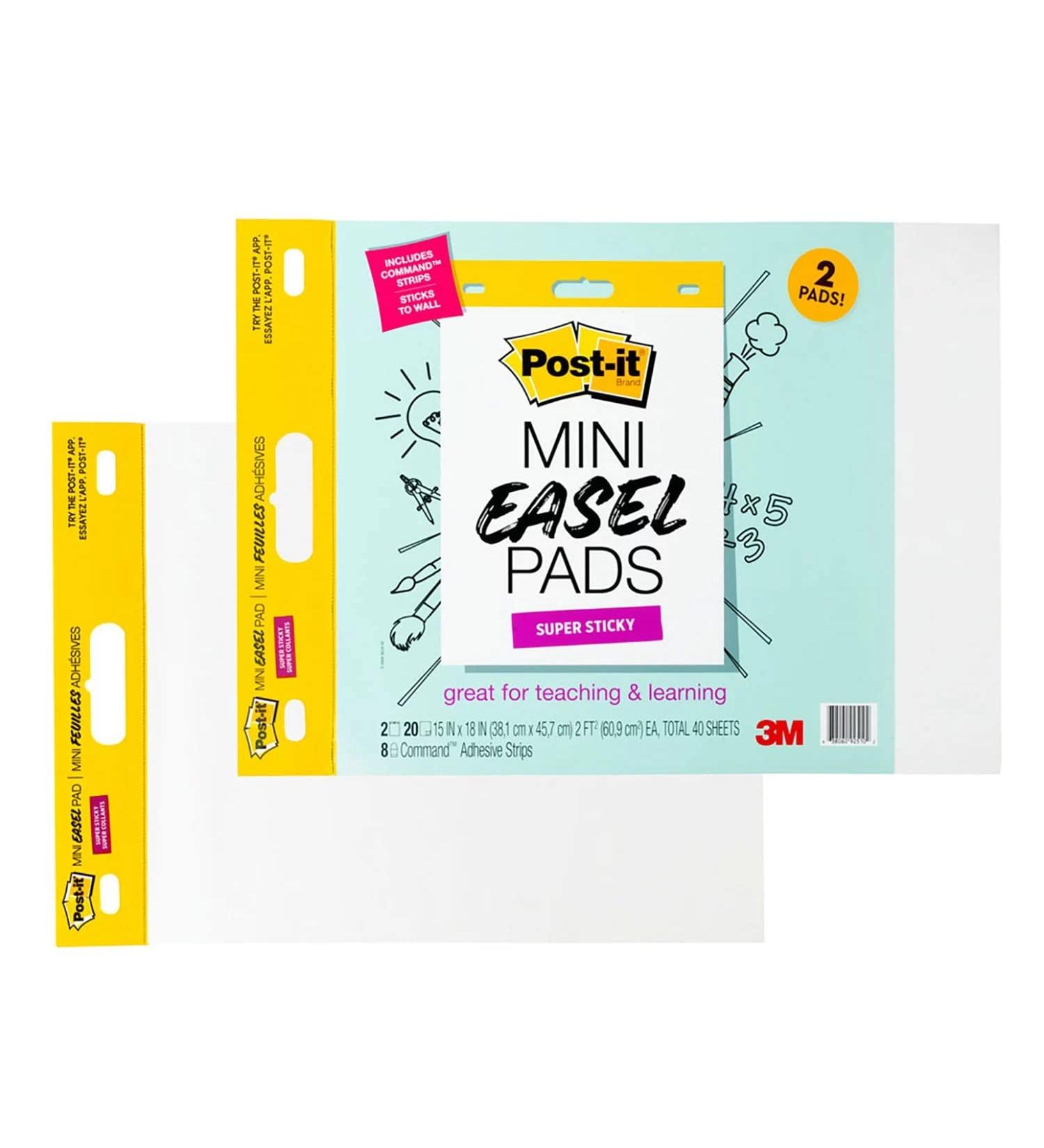Post-it Self-Stick Easel Pad, 15" x 18", 2/Pack (577SS-2PK-S)
