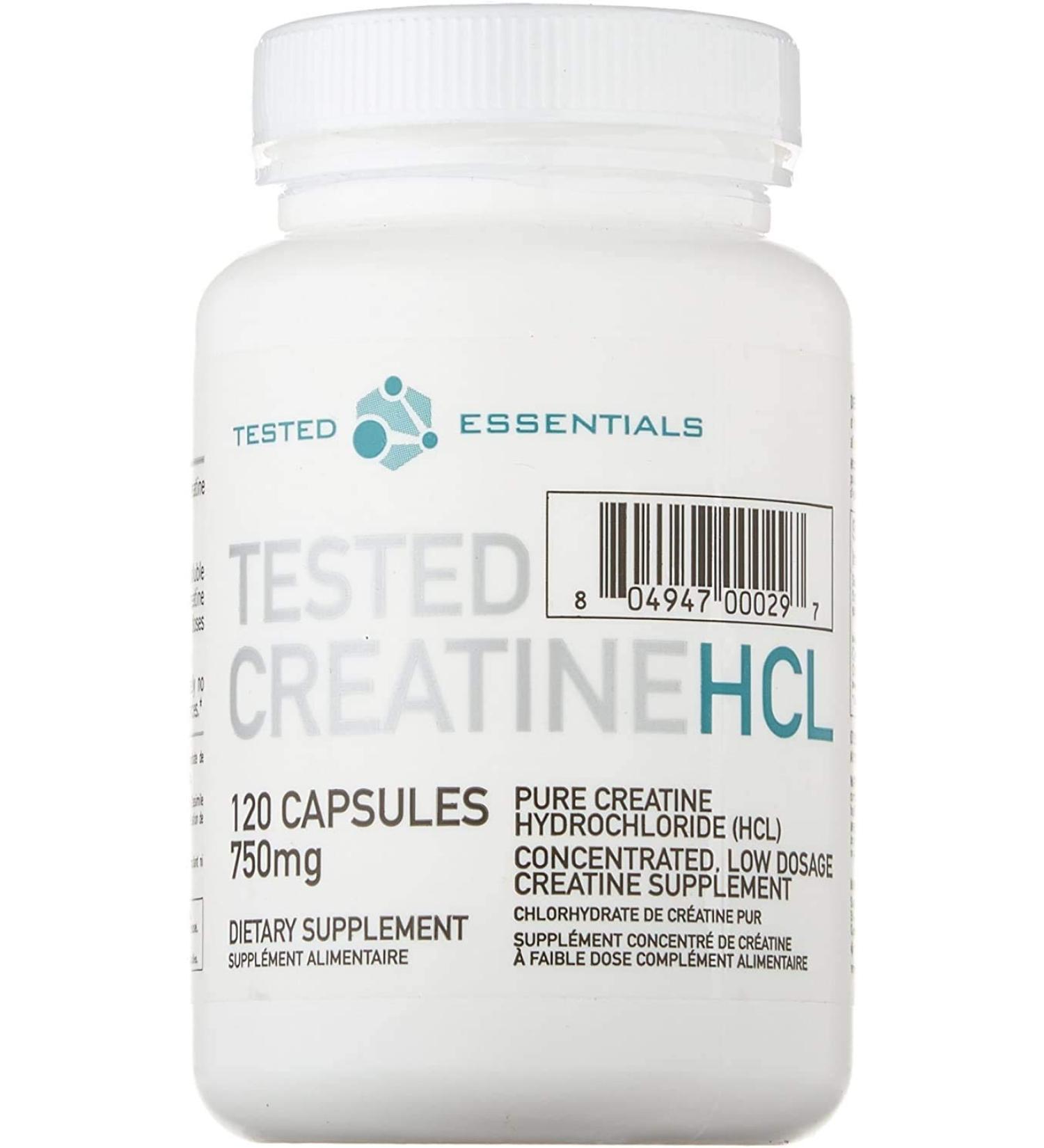 Tested Essentials creatine hcl Caps 240 Count - Buy Online on SooperMarket.com