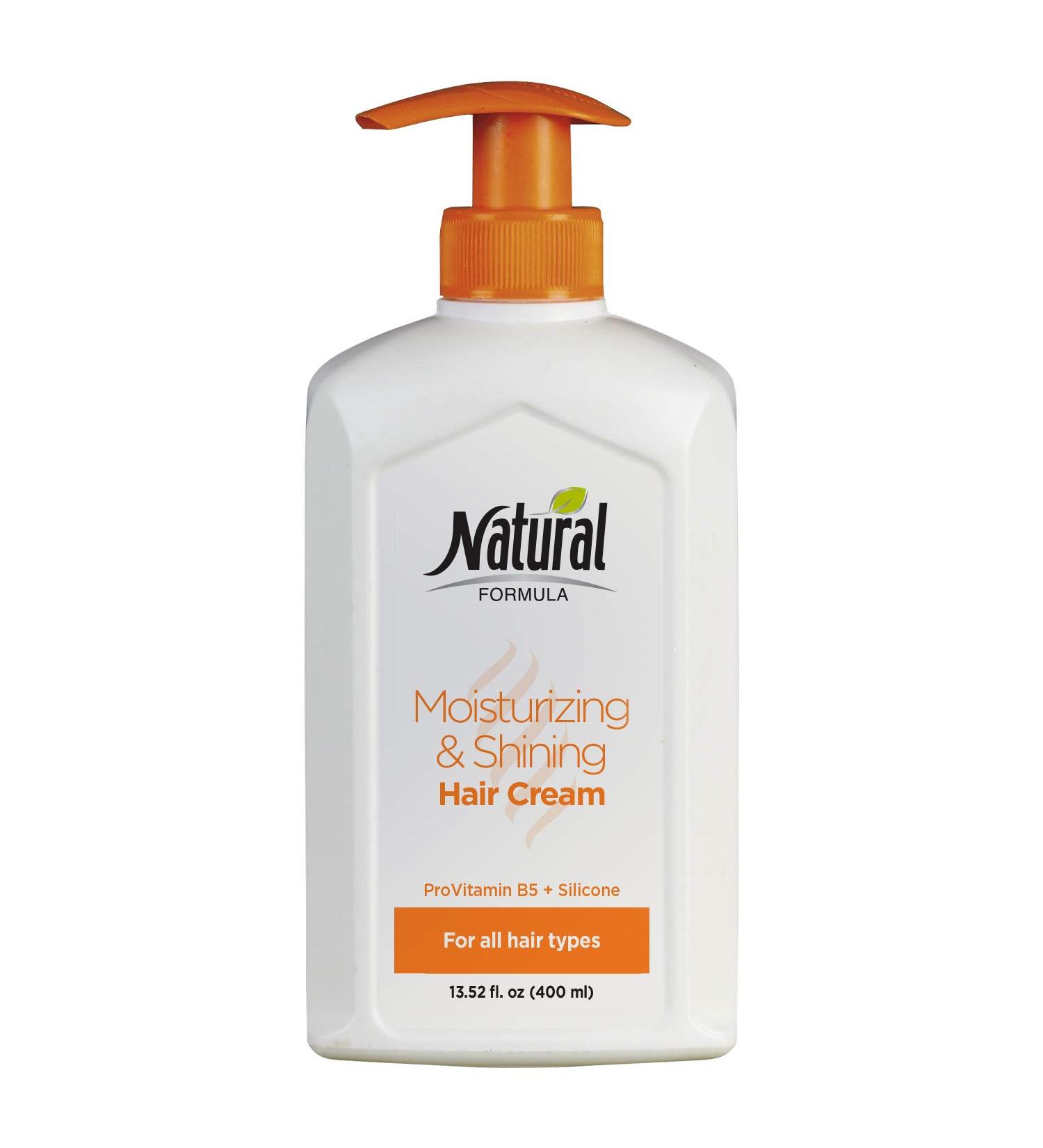 Natural Formula Moisturizing & Styling Hair Cream Silicon for All Hair Types 400 ml