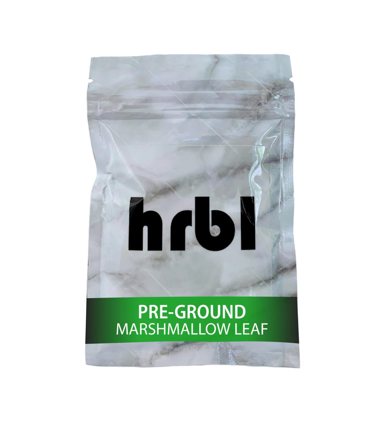 hrbl Preground Marshmallow Leaf. Perfect as a loose-leaf tea for self-care rituals meditation and much more. (8g) - Buy Online on SooperMarket.com