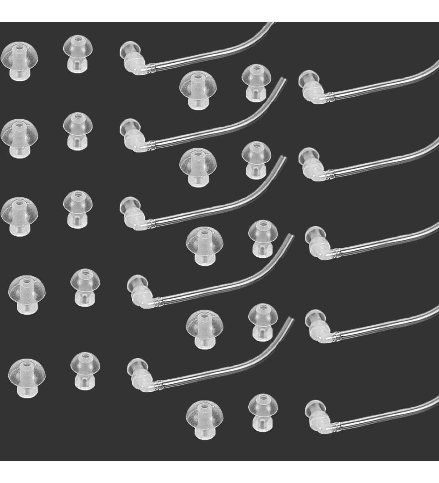 Hiibaby 30 pcs Ear Plug with 10 Tubes Resound BTE Hearing Enhancer Fitting Eartips Domes (Size S M L) - Buy Online on SooperMarket.com
