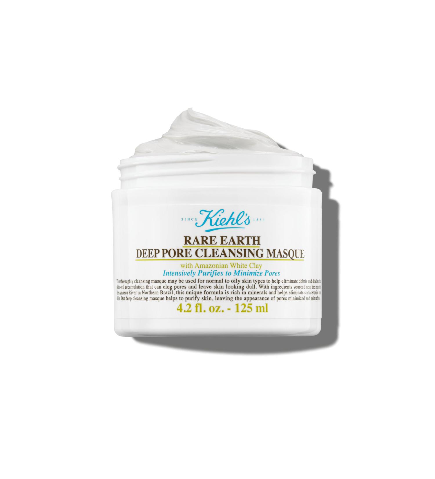 Kiehl's Rare Earth Deep Pore Cleansing Mask 5oz (142g) - International Shipping | Clear Skin & Pore Solutions - Buy Online on SooperMarket.com
