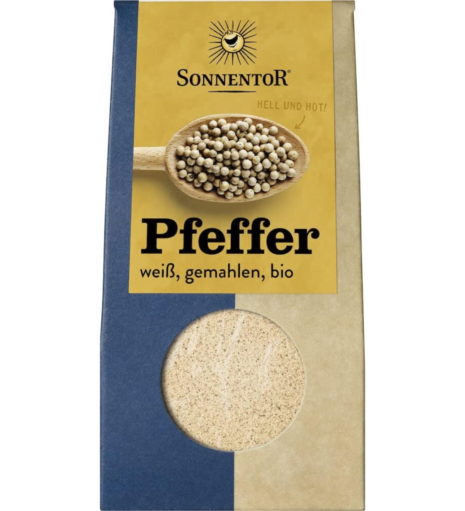 Sonnentor white pepper ground 2 pack (2 x 35 g) - Organic 2 x 35 gr
