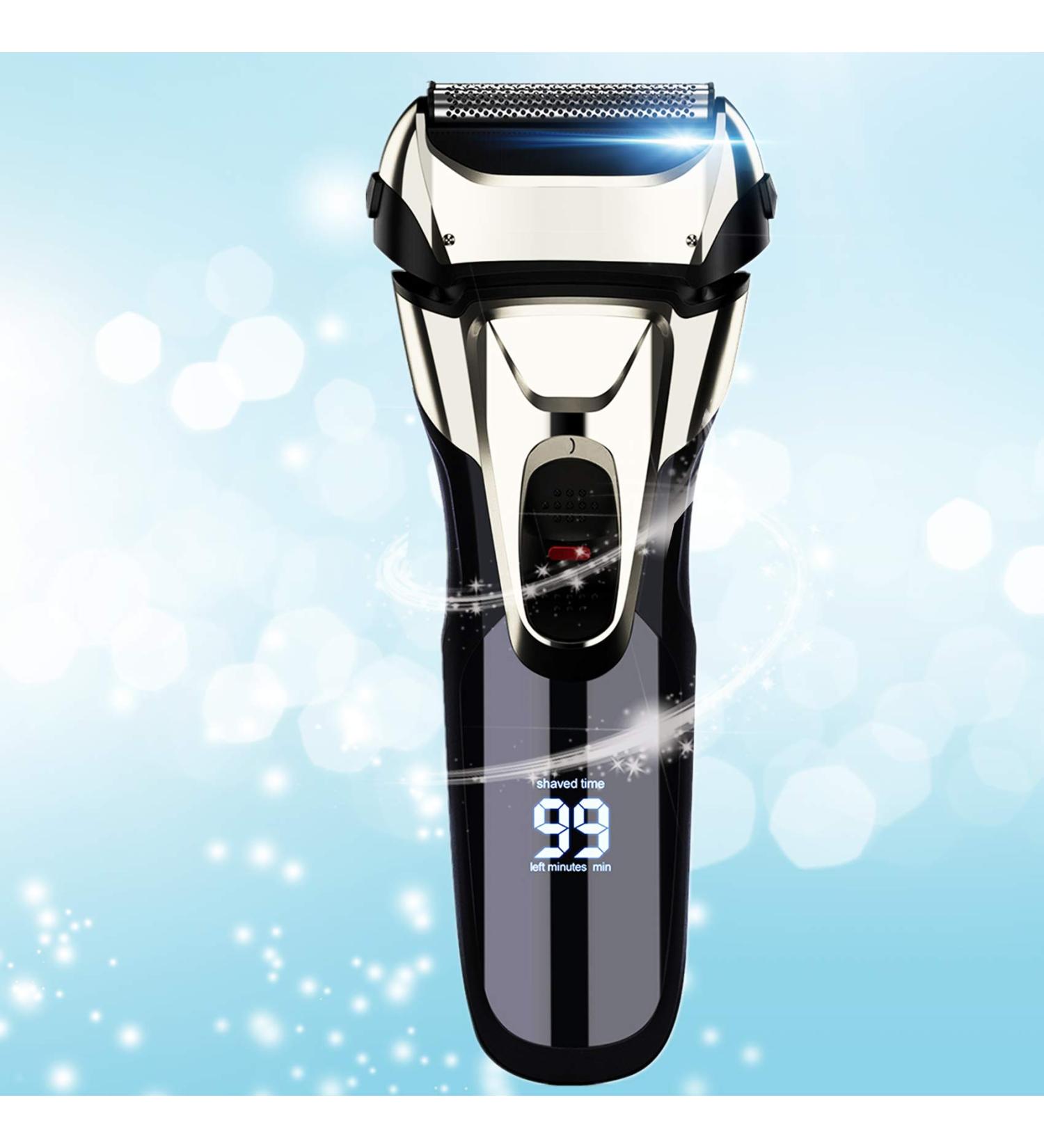 Vifycim Electric Razor for Men - Wet Dry Waterproof Shaver with Pop-up Trimmer - USB Rechargeable - LED Display - Ideal for Husband/Dad - Buy Online on SooperMarket.com
