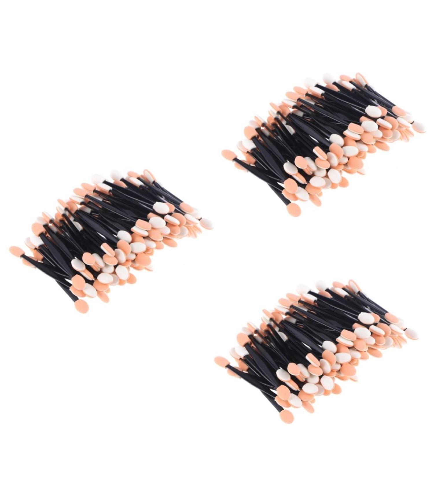Baluue 300 Pcs Eyeshadow Sponge Makeup Double Ended Makeup Brush Makeup Sponge Brush - Buy Online on SooperMarket.com