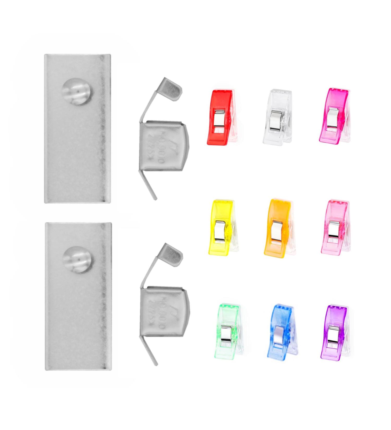 LINXIAO Magnetic Seam Guide & 9 Sewing Clips Set - Essential Sewing Supplies for Machine Sewing - Buy Online on SooperMarket.com