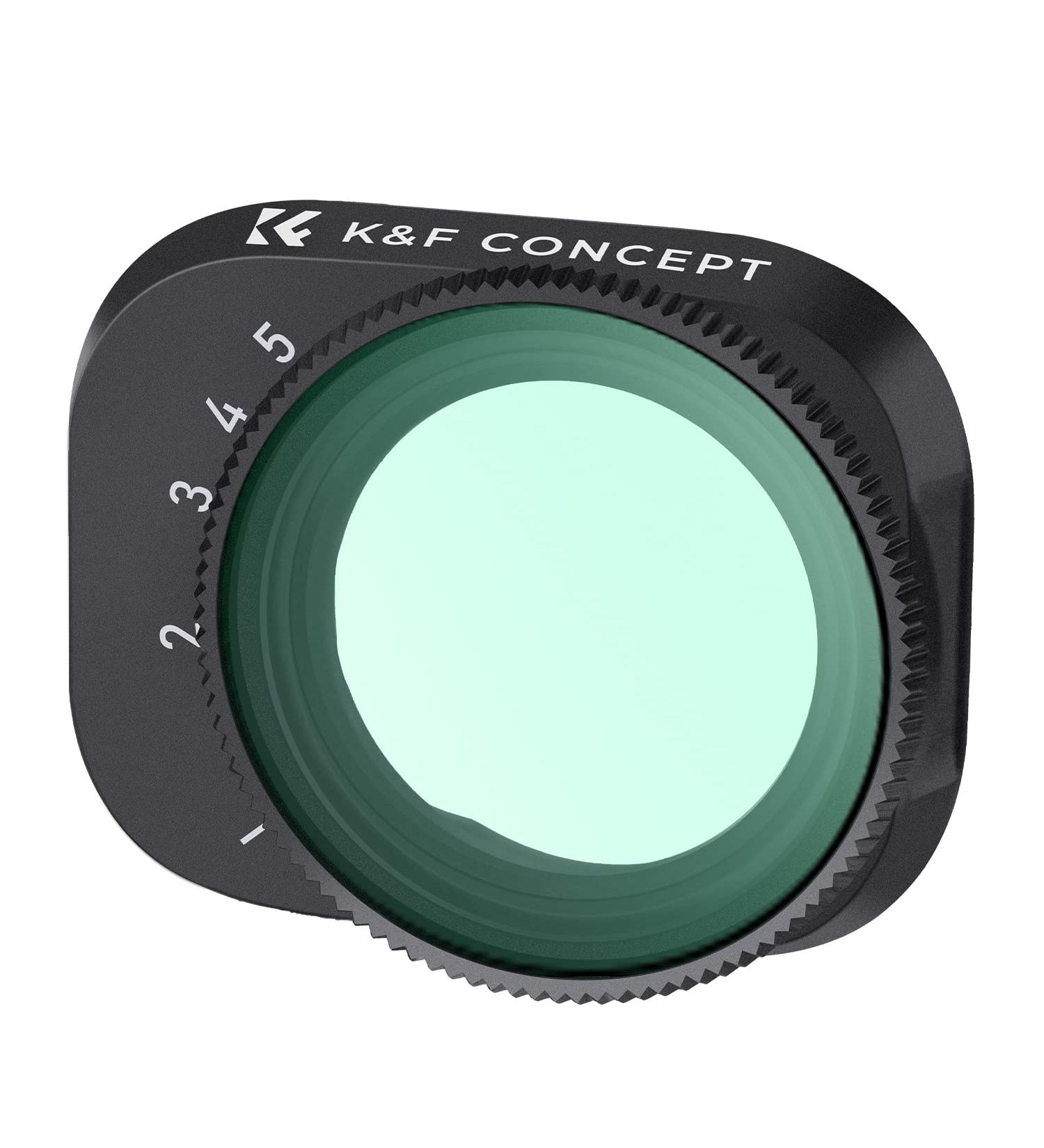 K&F Concept Mini 3 Pro Variable ND2-32 Filter for DJI Mini 3 Pro - 1-5 Stop ND, 28 Layer Multi-Coated, Accessories - Buy Online on SooperMarket.com