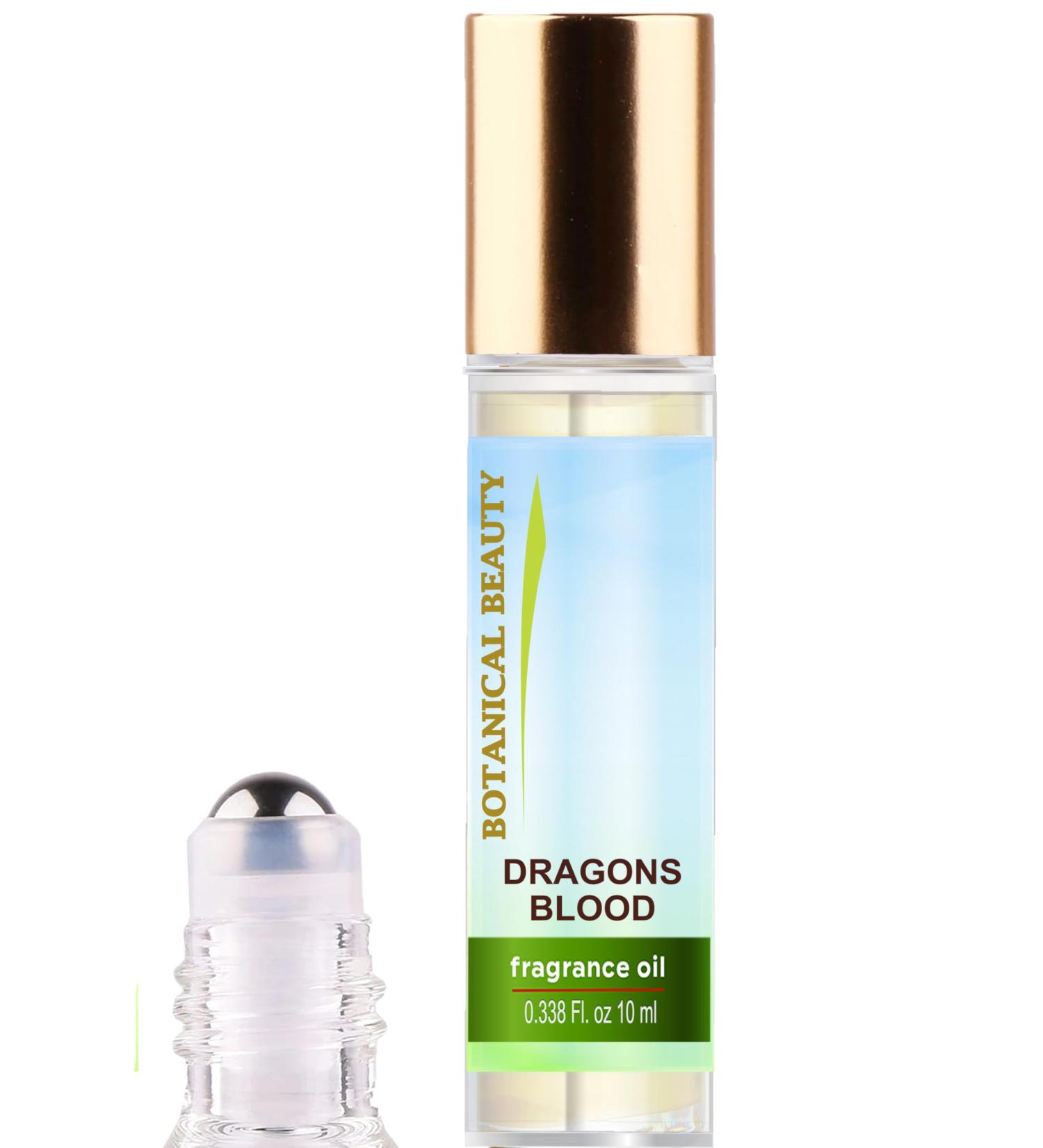 Botanical Beauty DRAGONS BLOOD FRAGRANCE OIL ROLL-ON 0.338 FL OZ (10 ML) Rollerball Perfume Alcohol-Free Long Lasting