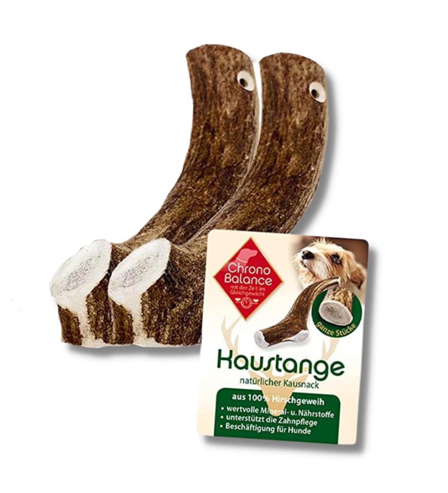 Chronobalance XS (2 Ser Set) Evest Anti for dogs Whole pieces as a cake tool: 100% deer antlers dog toy treat dental care kausnack antler chewing bone of course without additives XS - 2 pieces