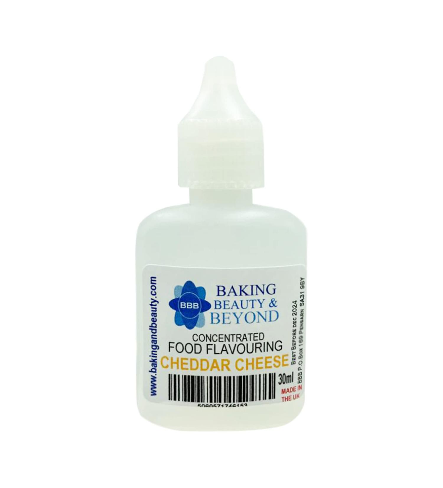 Baking Beauty and Beyond Concentrated Food Flavouring Oil - Dozen of Professional Quality Food Grade Flavours Oil for Candy Making Baking Cooking Lip Balm and Lip Gloss - Cheddar Cheese (30ml) - Buy Online on SooperMarket.com