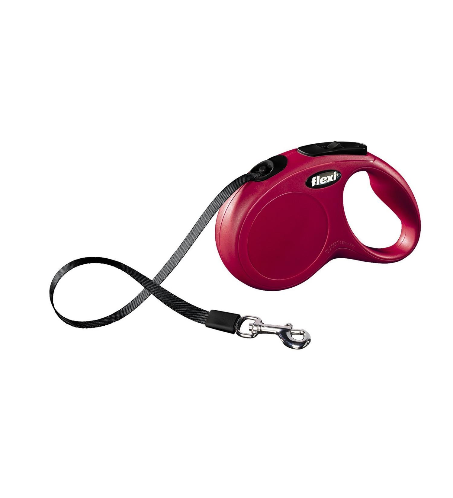 Buy Flexi Retractable Dog Leash 4.6m Small Red - Best for Small Dogs | International Shipping Available - Buy Online on SooperMarket.com