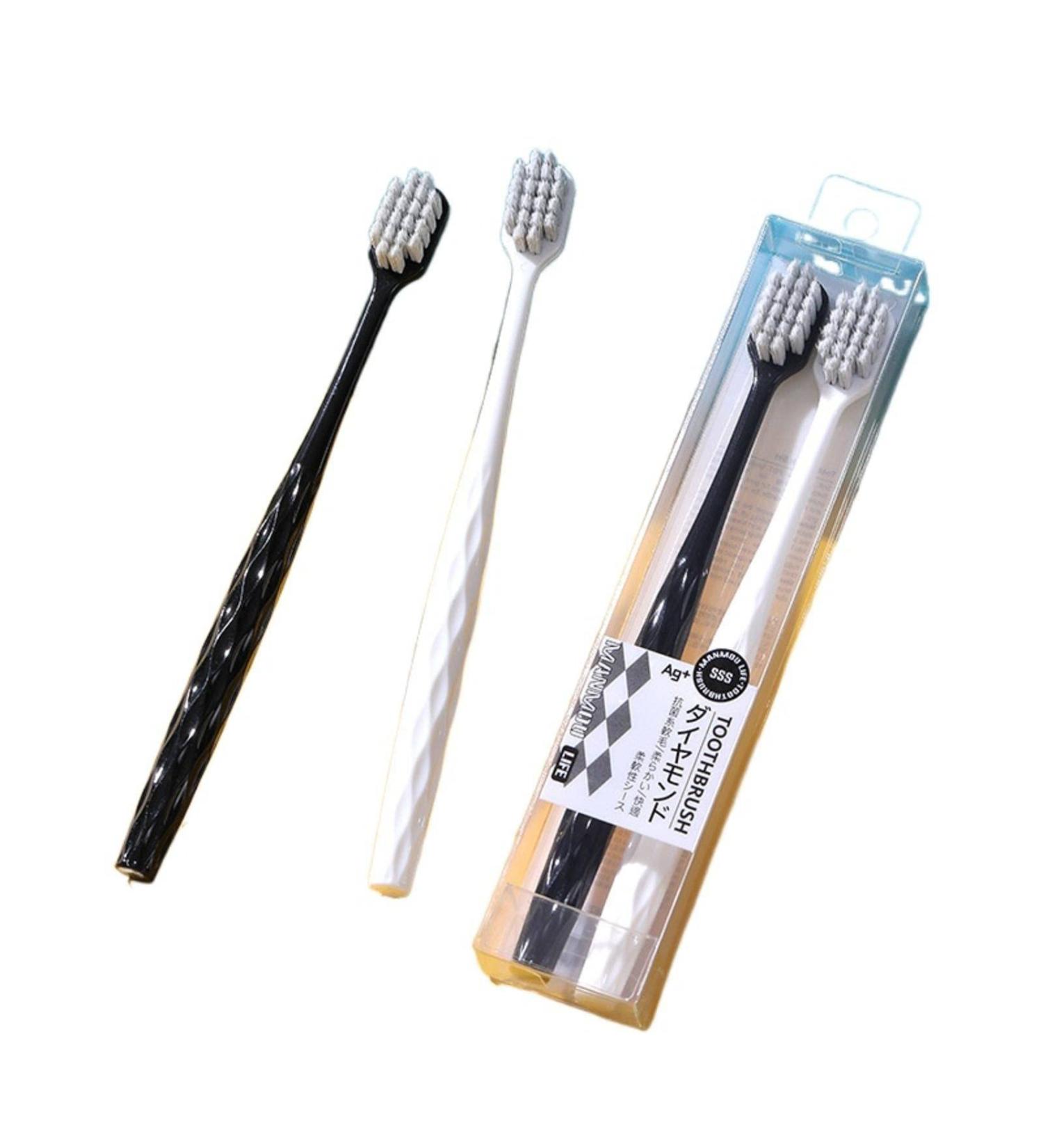 Cepillo de dientes antibacteriano de iones de Plata para adultos cepillo de dientes de cerdas suaves ultrafino con cabeza ancha para el hogar Standard - Buy Online on SooperMarket.com