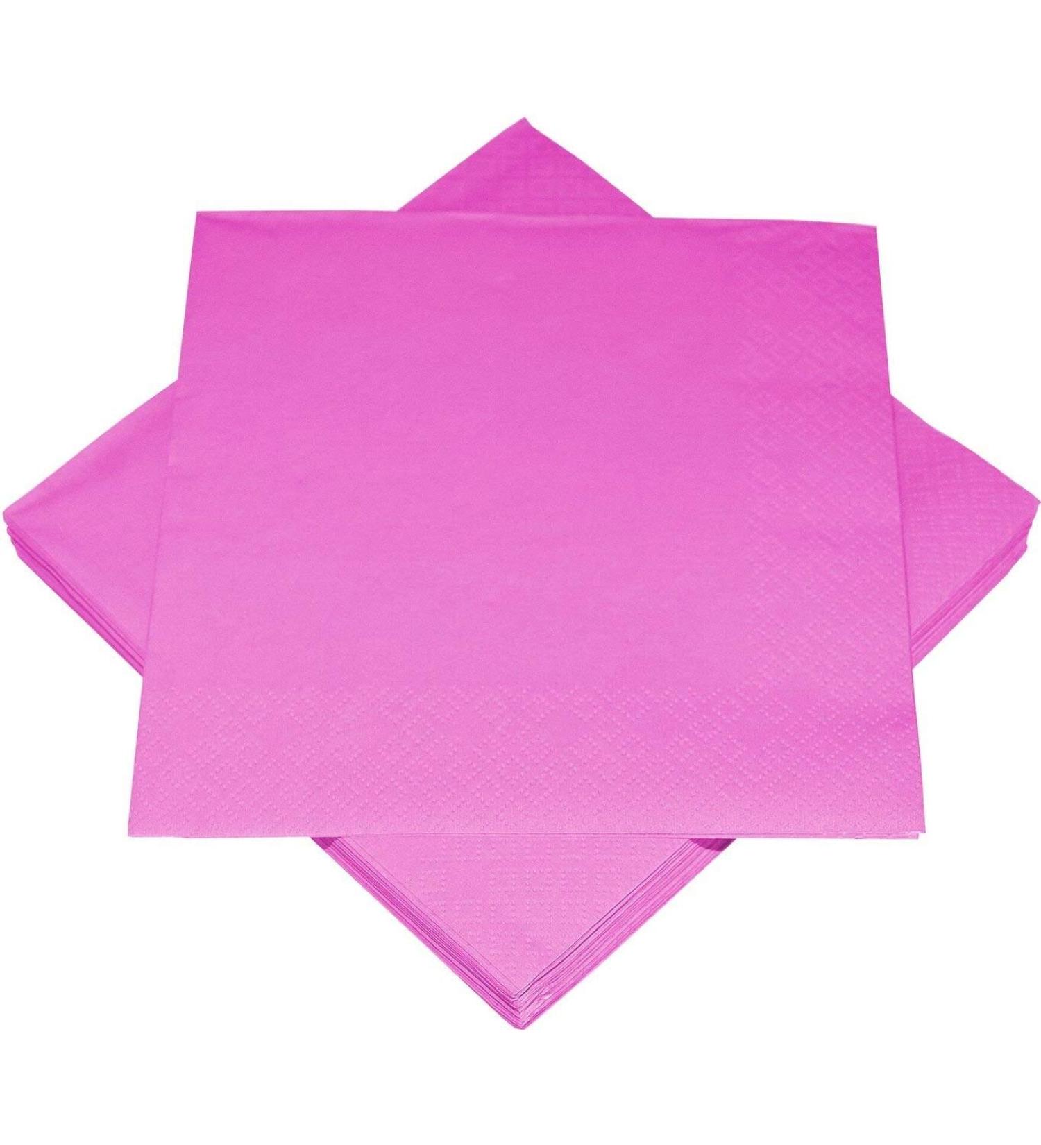 Napkins pink * Uni * 20 pieces / 33 x 33 cm