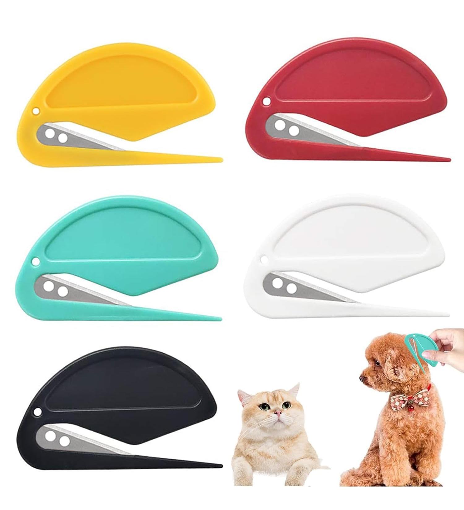 5Pcs Pet Knotting Comb Set - Grooming and Hair Removal Tool for Cats and Dogs - Buy Online on SooperMarket.com
