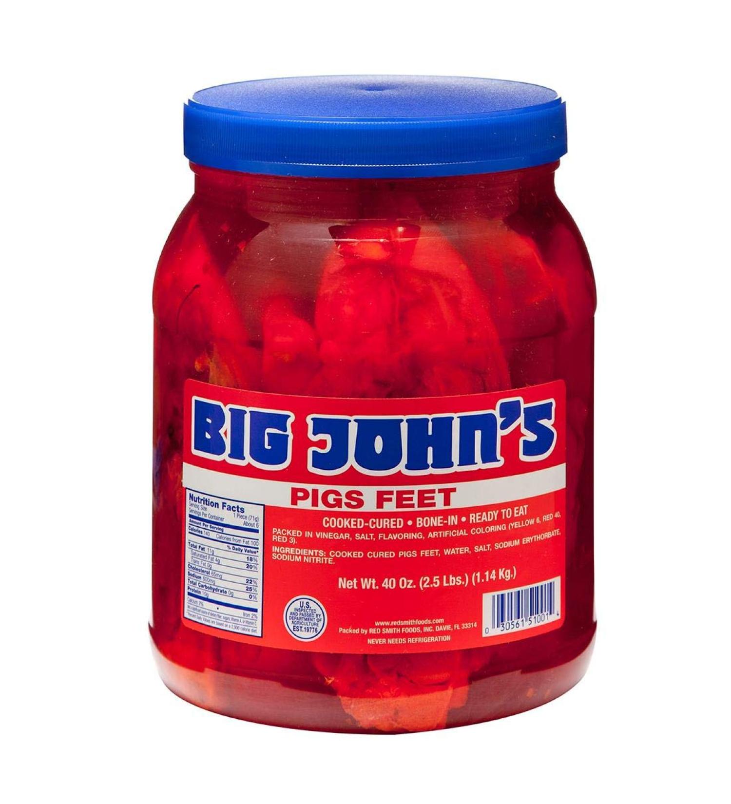 Big Johns Pigs Feet, 40 oz.