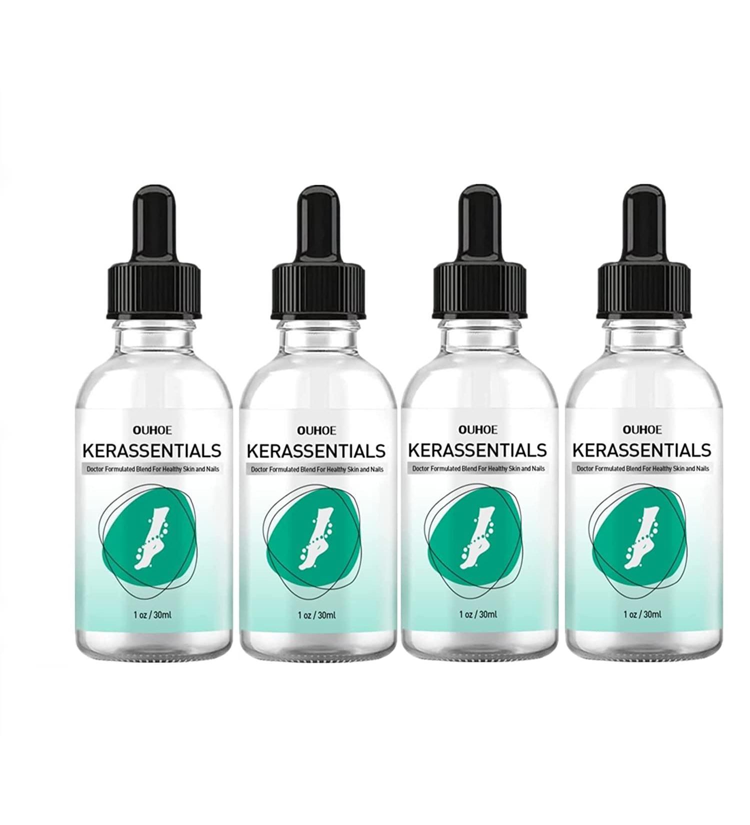 Kerassentials Toenail Treatment Oil - 4PCS Natural Nail Treatment for Repairing and Strengthening - Buy Online on SooperMarket.com