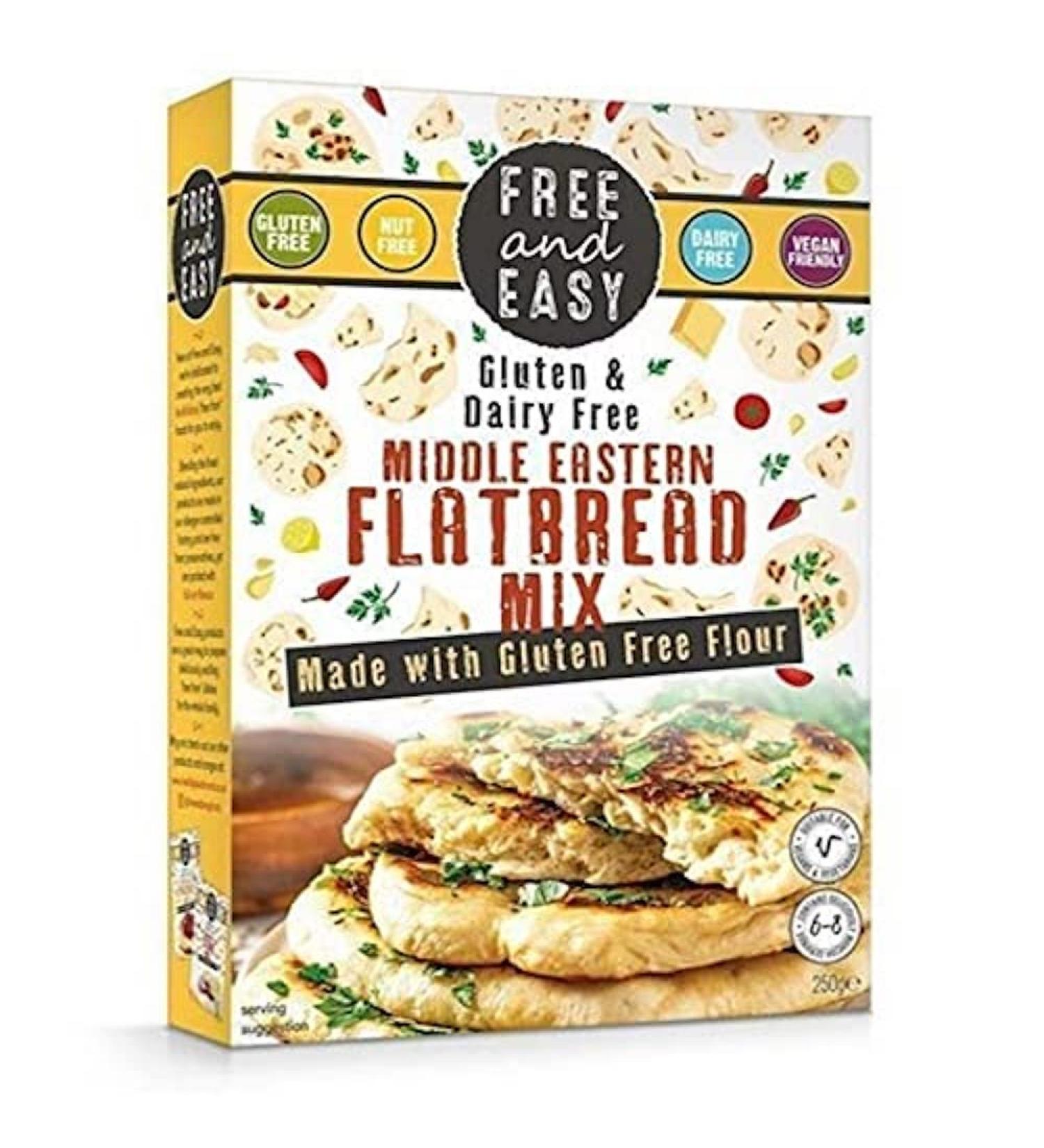 Free & Easy Gluten Free Middle Eastern Flatbread Mix 250 g