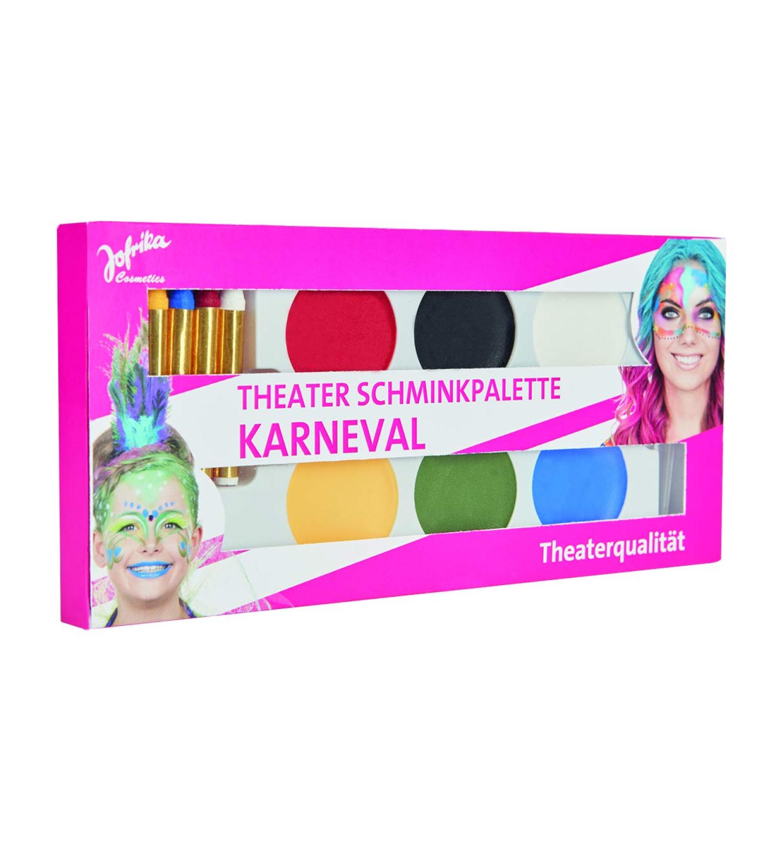 Jofrika Theater Makeup Palette - Professional Quality for Stage & Special Effects | International Shipping Available - Buy Online on SooperMarket.com