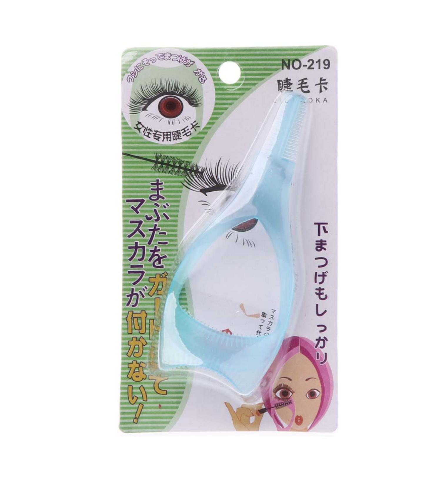 JSGHGDF 3 In1 Trendy Mascara Shield Guard Eyelash Comb Applicator Guide Card Makeup Tool Upper Eyelid Apron Random Color - Buy Online on SooperMarket.com