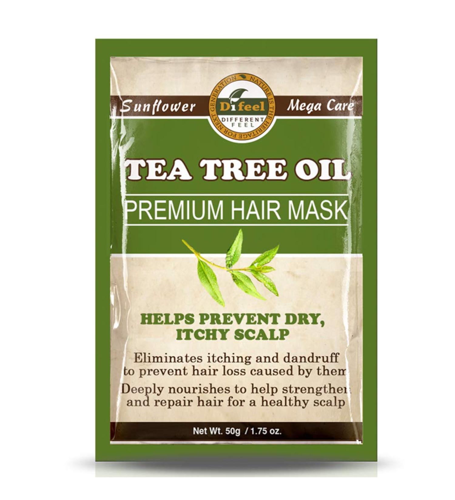 Difeel Tea Tree Oil Premium Hair Mask - 50g sachet - Buy Online on SooperMarket.com