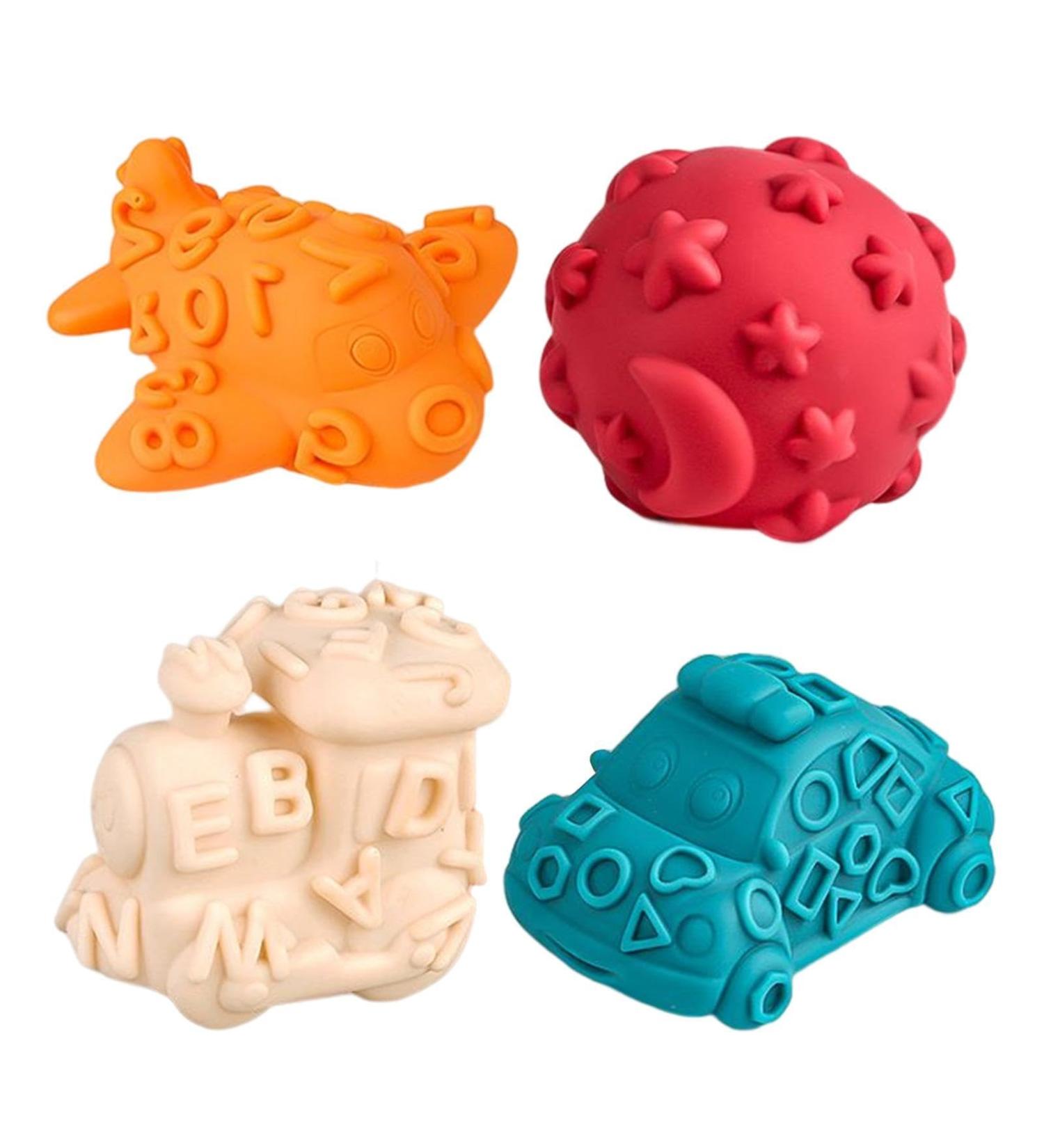 Squeezing Sensory Ball Toy - Multi-Sensory Balls for Kids | Fine Motor Skills Gift & Structured Hand-Catching Ball - Buy Online on SooperMarket.com