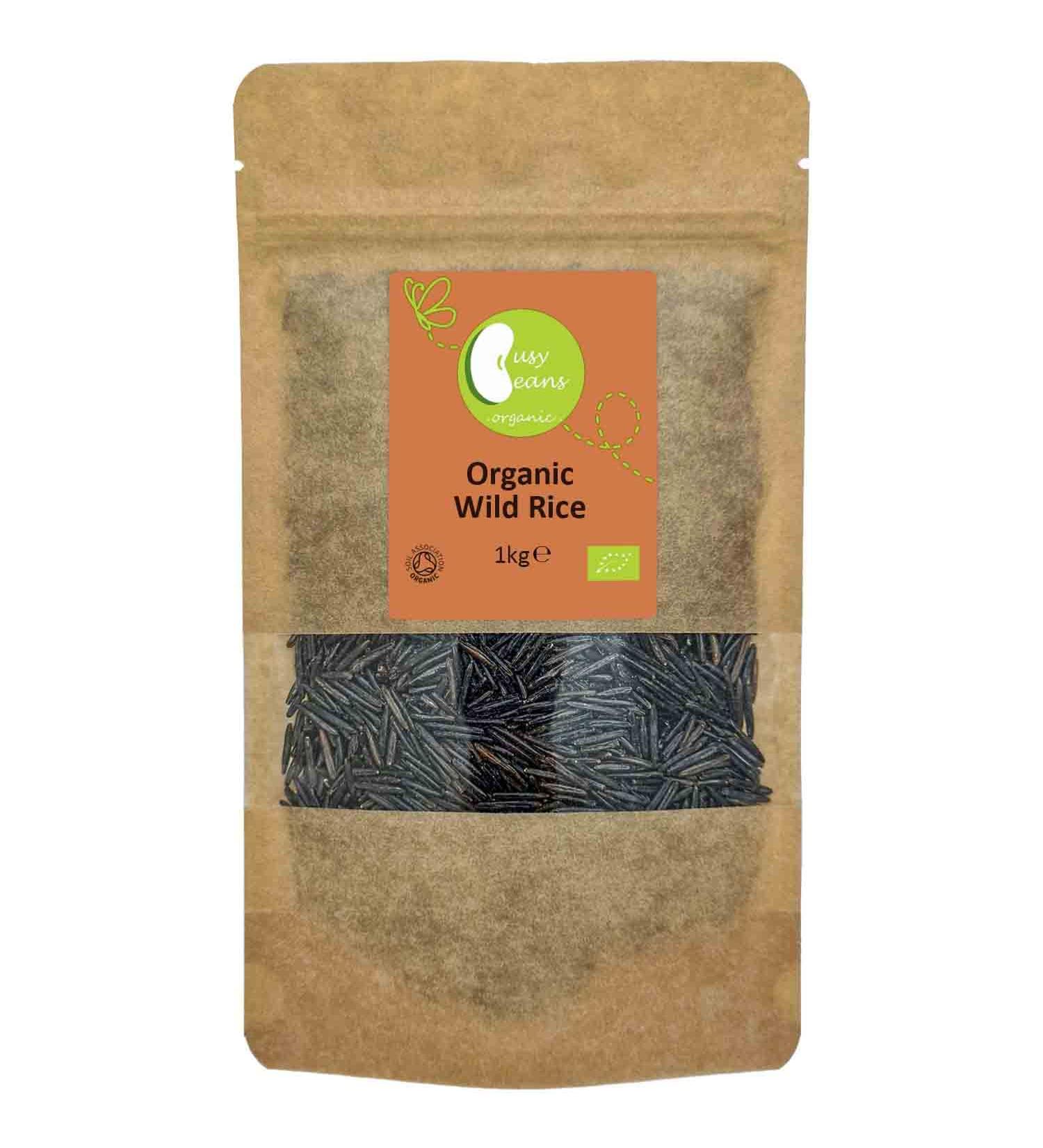 Busy Beans Organic - 1kg Certified Organic Wild Rice - Buy Online on SooperMarket.com
