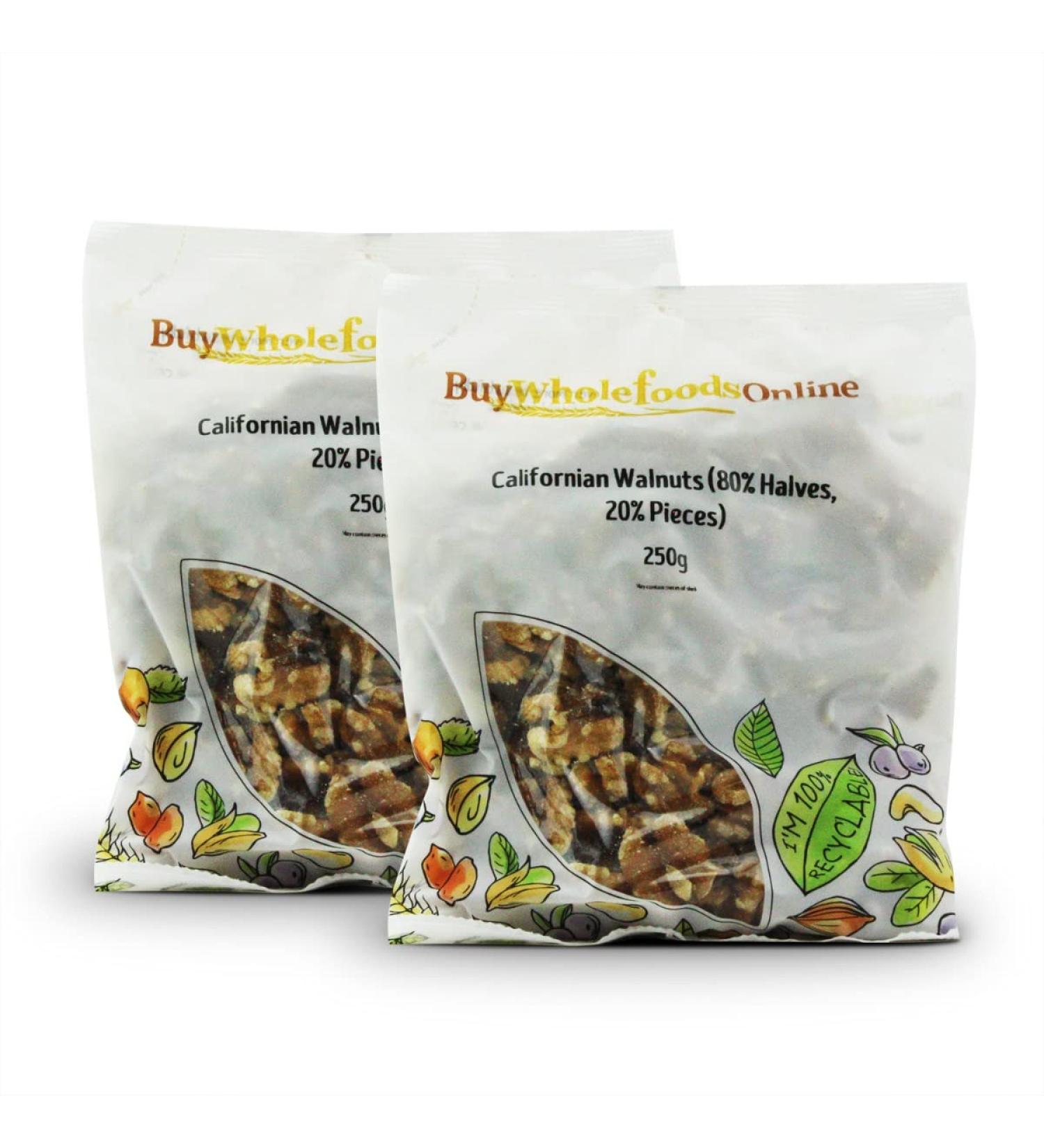 Walnuts Californian (80% Halves 20% Pieces) 500g (BWFO)