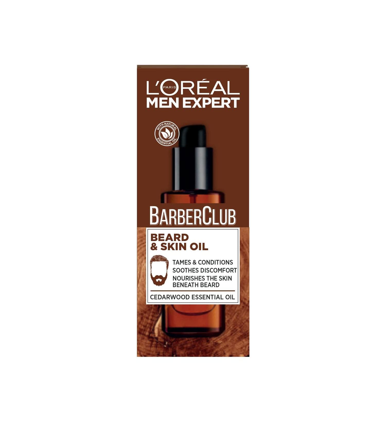 L'Or al Paris Men Expert Barber Club Beard Oil Cedarwood 30ml - Pack of 1 - Buy Online on SooperMarket.com