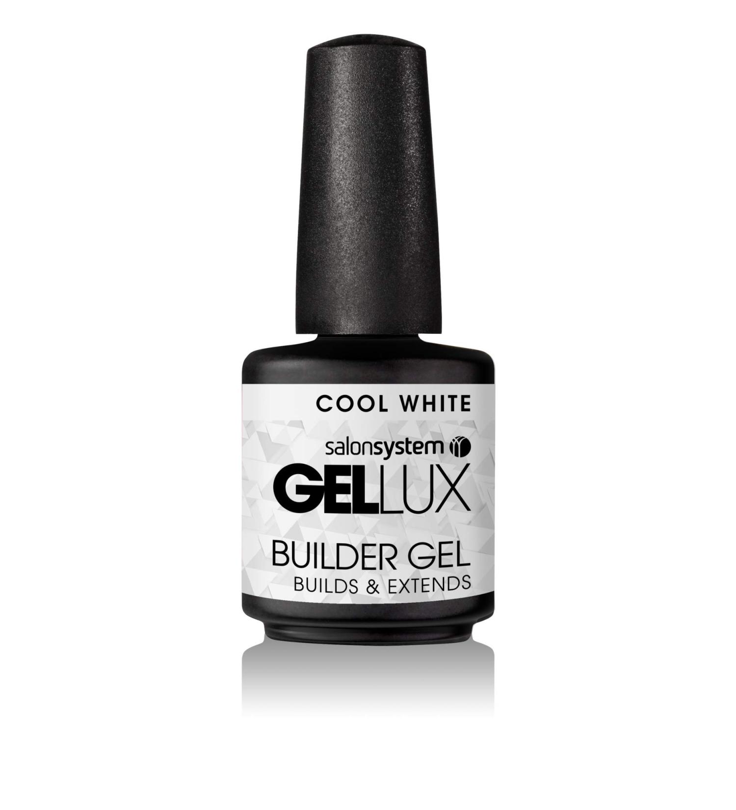 Salon System Gellux Builder Gel 15ml Cool White 15 ml (Pack of 1)