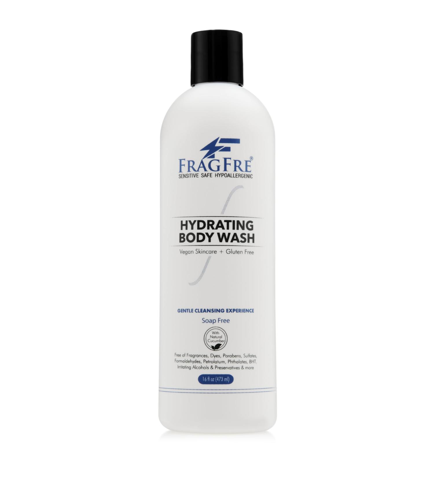 Sensitive Skin Body Wash 16 oz | Paraben & Sulfate Free | Hypoallergenic Cucumber Cleanser | Vegan & Gluten Free | Ideal for Delicate Skin - Buy Online on SooperMarket.com