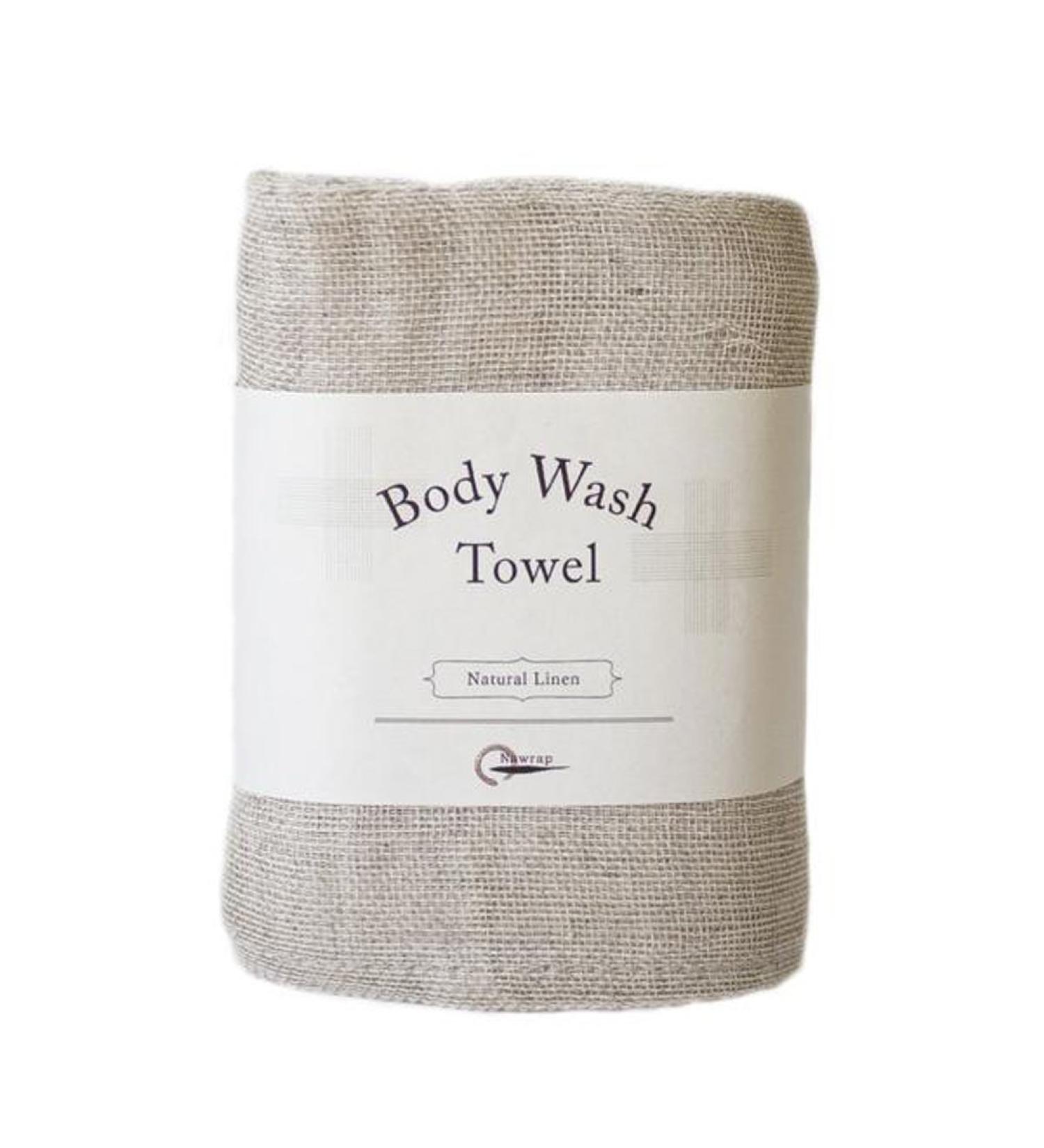 Nawrap Natural Linen Body Wash Towel - Eco-Friendly and Soft | [Brand Name] - Buy Online on SooperMarket.com