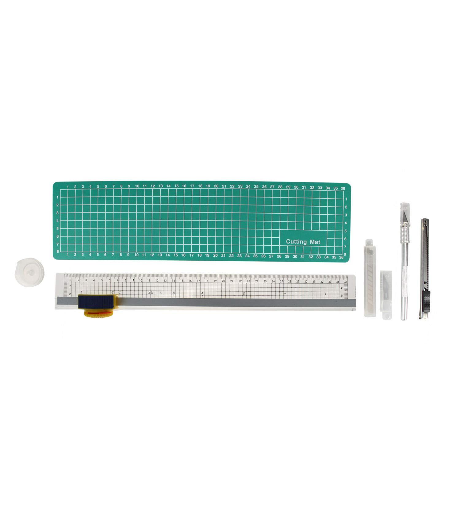 Blade King Cutting Kit for Crafts | Self Healing Mat  Cutter  Straight Cutter - PL5007