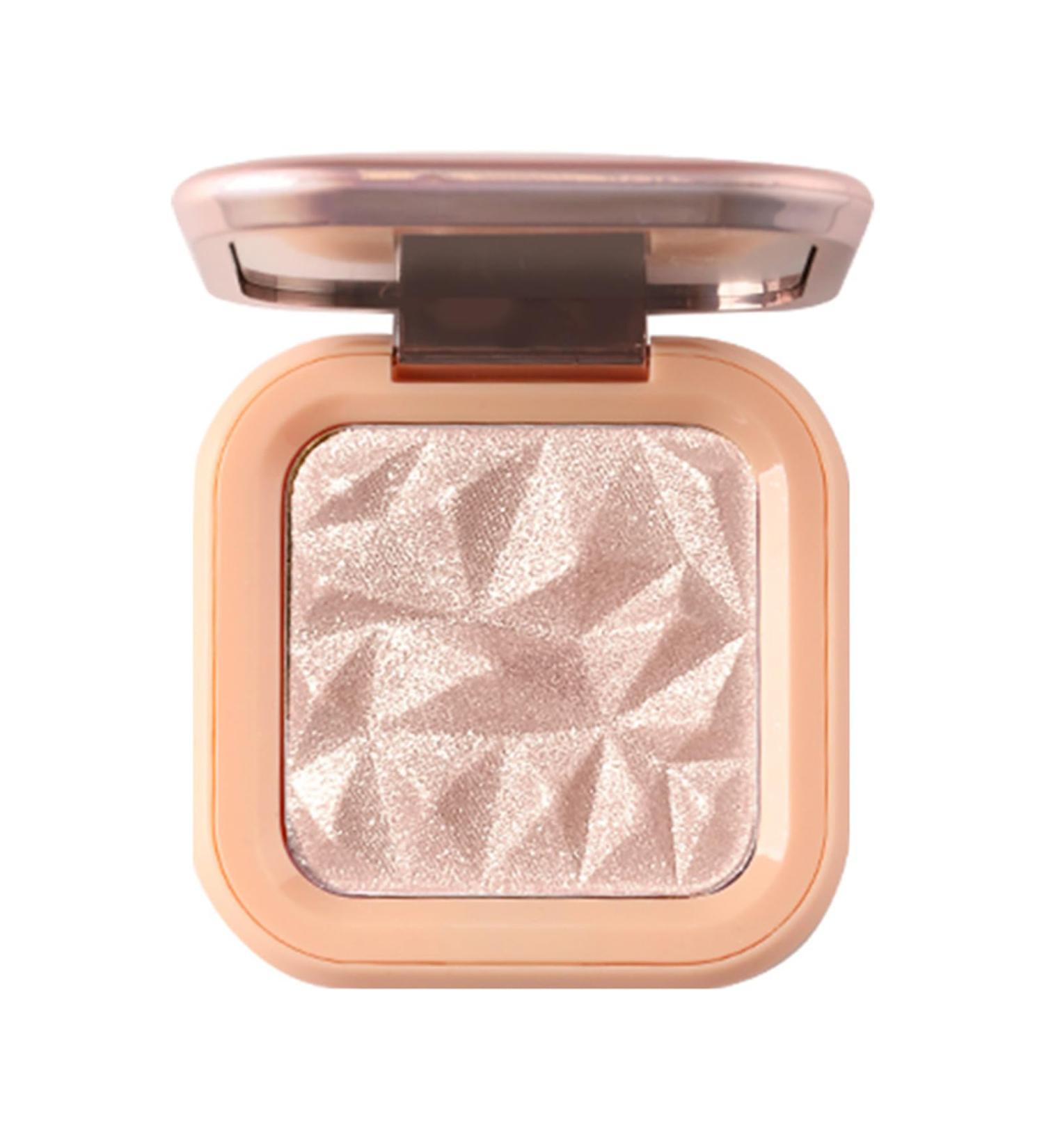 Shefave Highlighter Makeup Palette - Nude Pink Shimmer Colors Powder | Long Lasting & Lightweight Silky Formula | Highly Pigmented Cosmetics Gift | 40g - Buy Online on SooperMarket.com