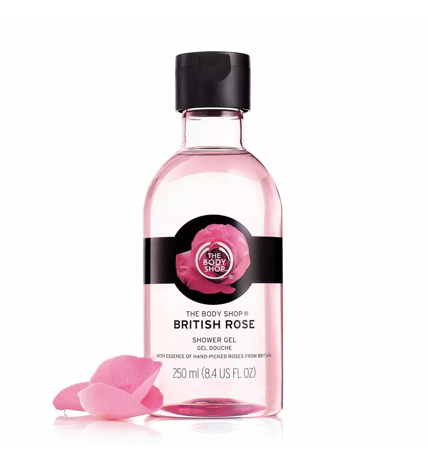 The Body Shop Bristish Rose Shower Gel 250ml Discontinued