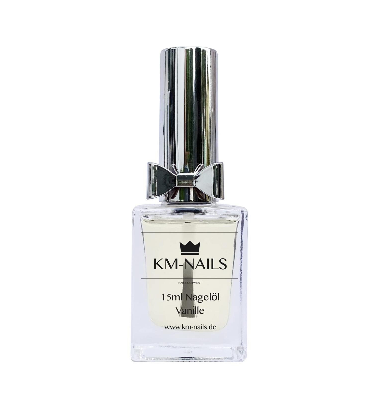 KM-Nails nail oil with vanilla scent 15ml paraffin free