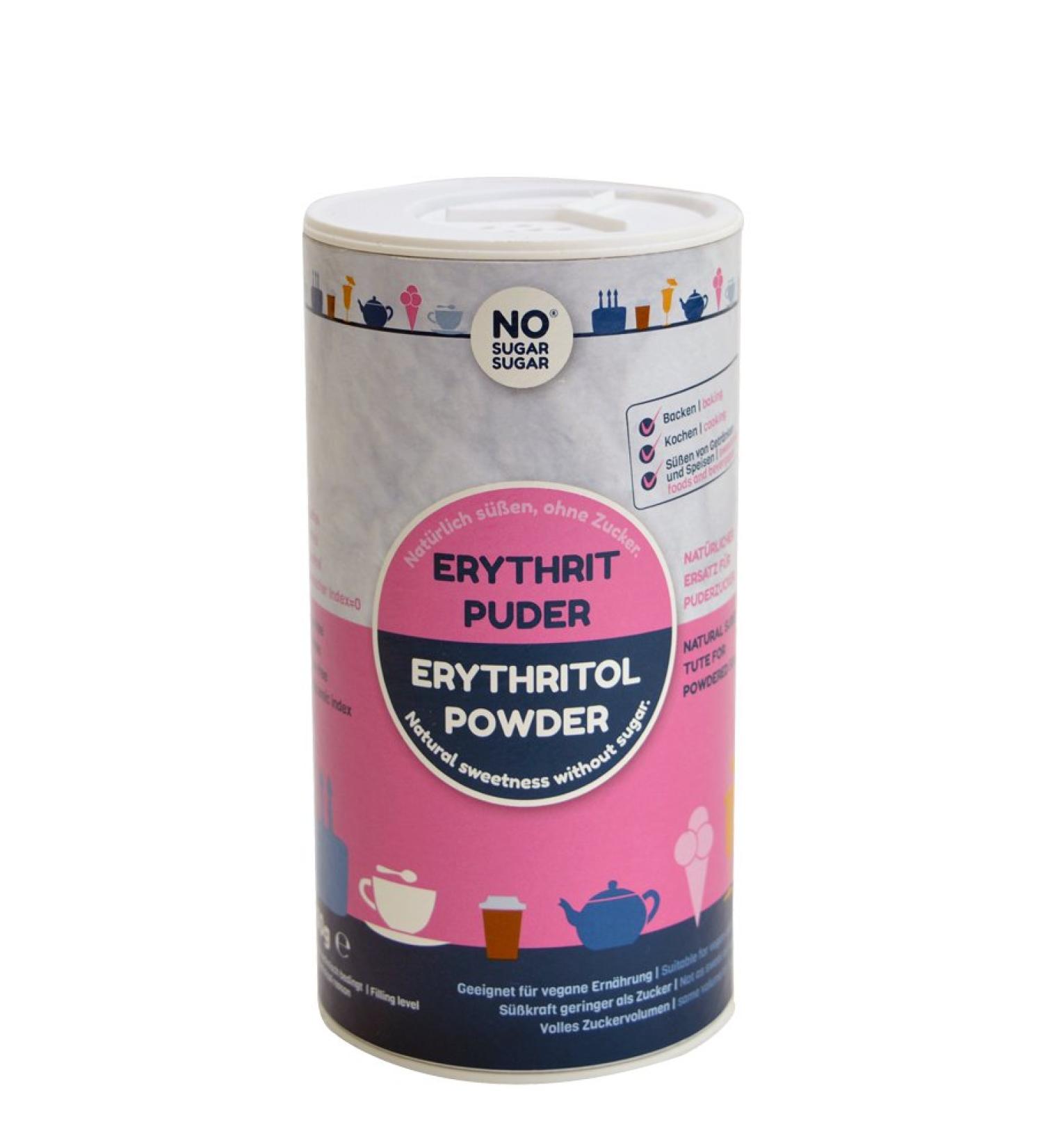 NO SUGAR SUGAR Erythritol Powder 250g - Calorie-Free Sugar Substitute for Healthy Baking - Buy Online on SooperMarket.com