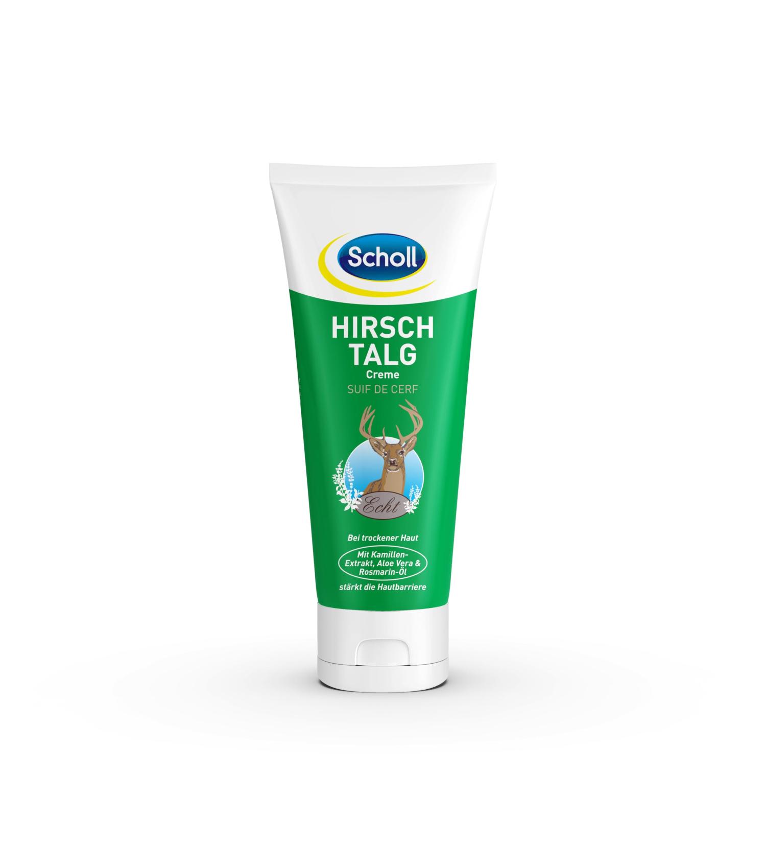 Scholl Deer Alg Cream for Soft Feet | Skin Barrier Strengthening | Chamomile Rosemary & Aloe Vera | pH Neutral | 100ml - Buy Online on SooperMarket.com