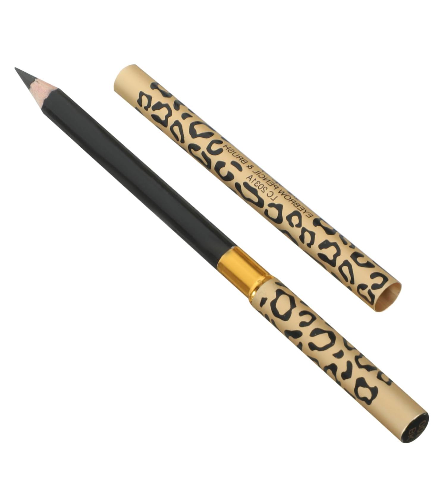 BELLIFFY 2pcs Eyebrow Pencil Brush Gel Black Eyebrow Pencil and Brush Black Eyeliner Pen Puff Eyebrown 1 count (Pack of 1) Black - Buy Online on SooperMarket.com